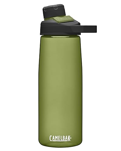 camelBak chute Mag BPA Free Water Bottle with Tritan Renew - Magnetic cap Stows While Drinking  25oz  Olive