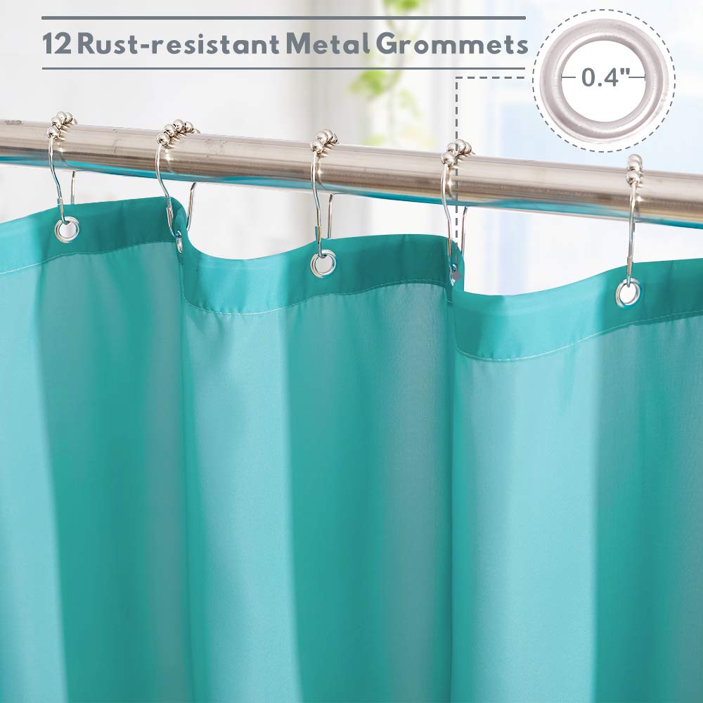 Kgorge Waterproof Shower Curtain Liner - Boho Gradient Color Shower Curtains Water Proof For Bathroom Tub Camper Backdrop Loft,