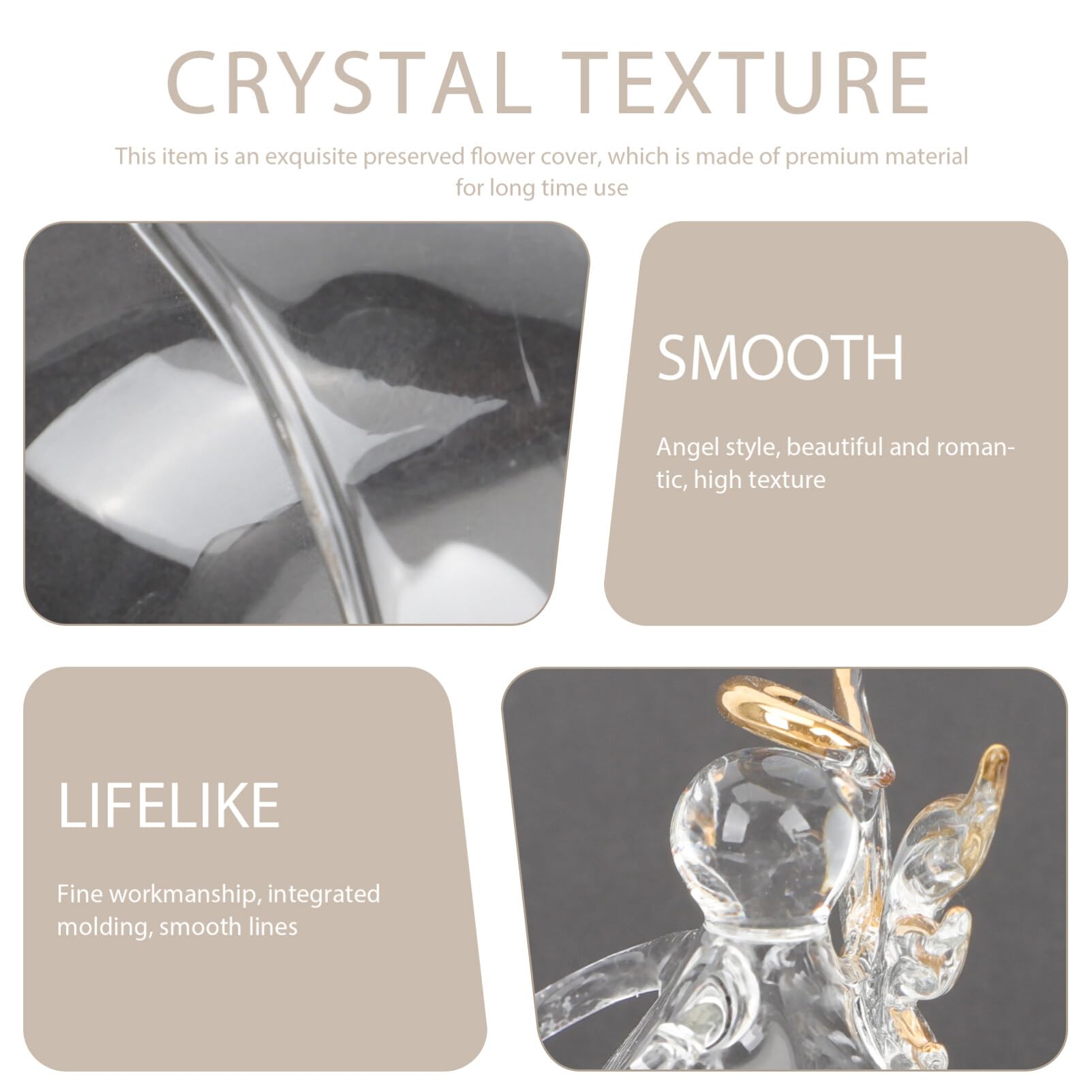 Angoily Clear Glass Bell Jar Cloche Glass Dome Decorative Cloche Jar DIY Snow Globes Glass Cloche to Cover Plants and Decoration