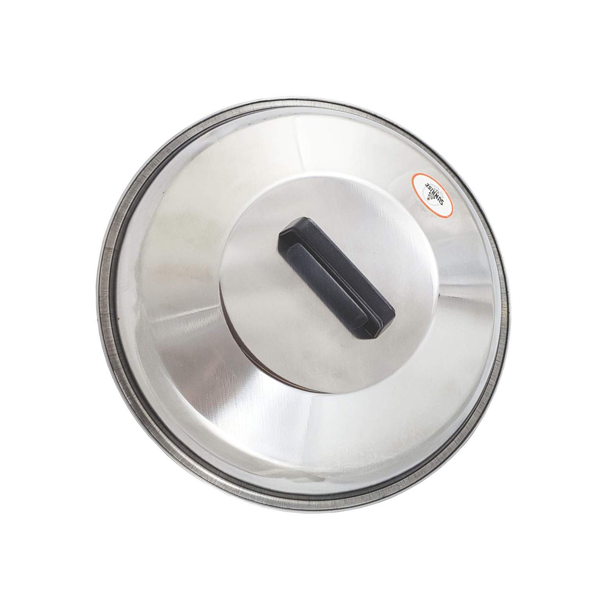 Sunrise Kitchen Supply Heavy Duty Stainless Steel Wok Lid/Cover 2'' Height (Shallow) (13 3/4'' X 2 1/4'' H)