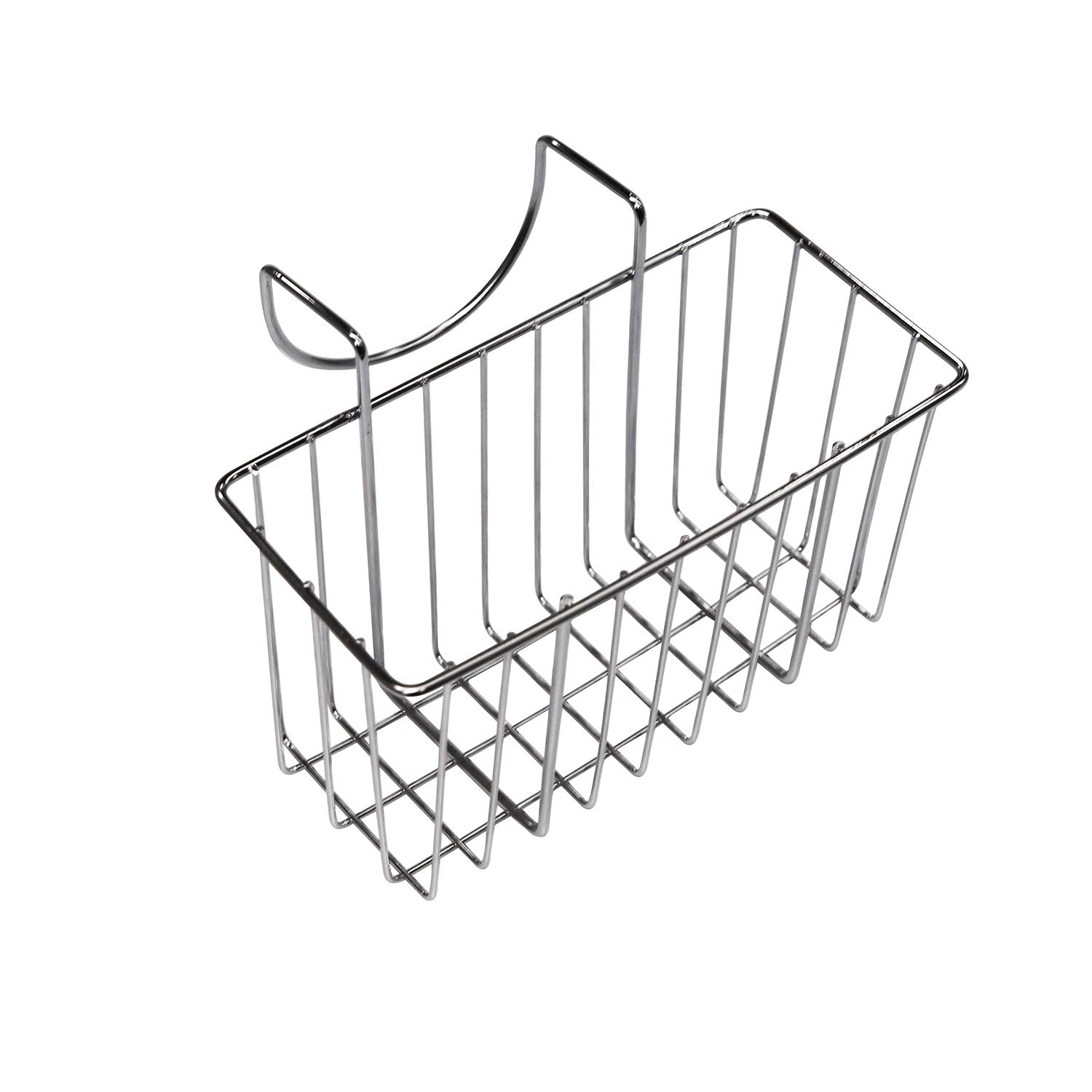 Plumboss Sponge Holder For Kitchen, Stainless Steel Rust Proof Caddy Dish Draining Sink Basket, Large