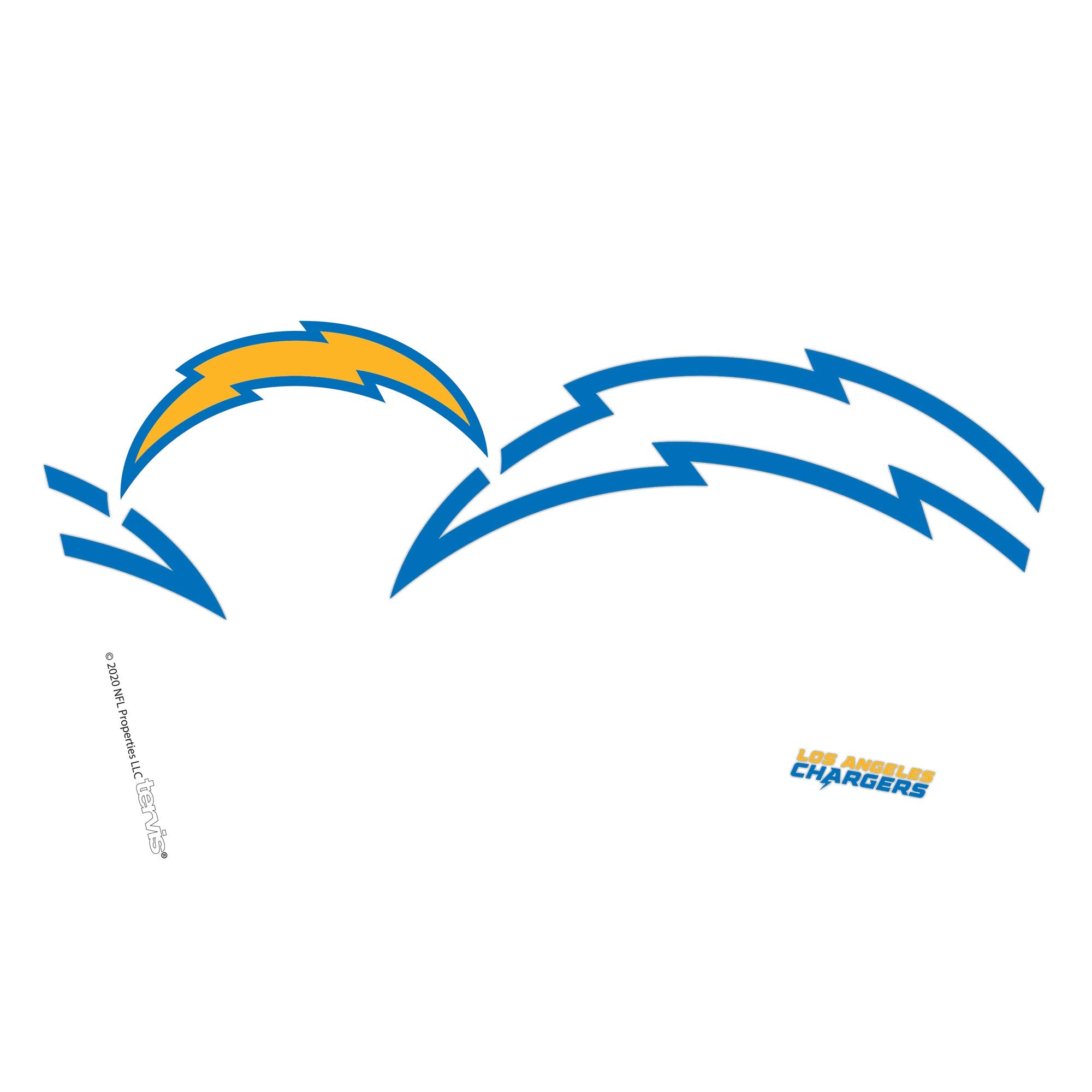 Tervis Made In Usa Double Walled Nfl Los Angeles Chargers Insulated Tumbler Cup Keeps Drinks Cold & Hot, 16Oz, Genuine