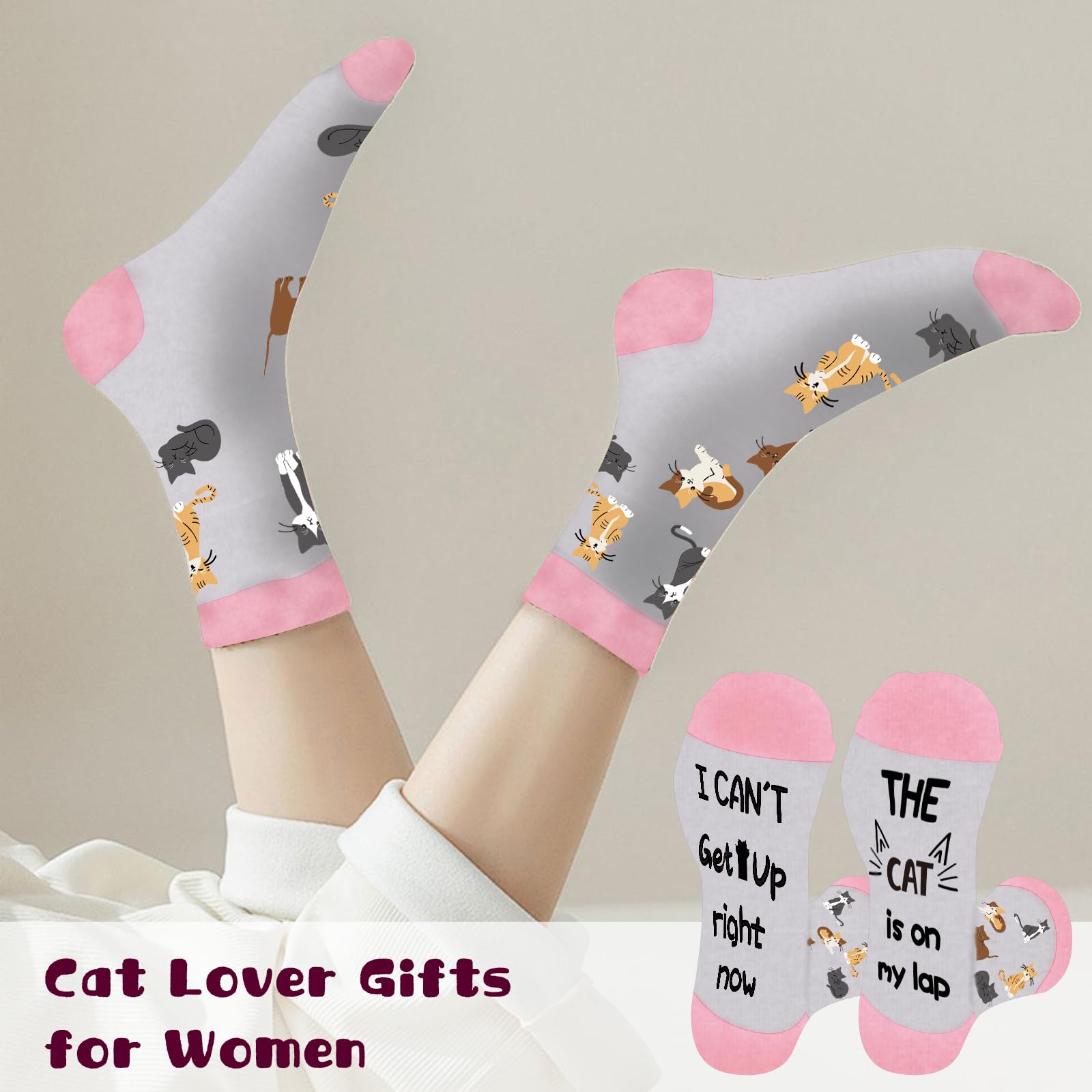 emzrivo Cat Lover Gifts for Women, Cats Mom Gifts for Mothers Day Birthday Christmas, Cat Gift for Women Crazy Cats Lady Essenti