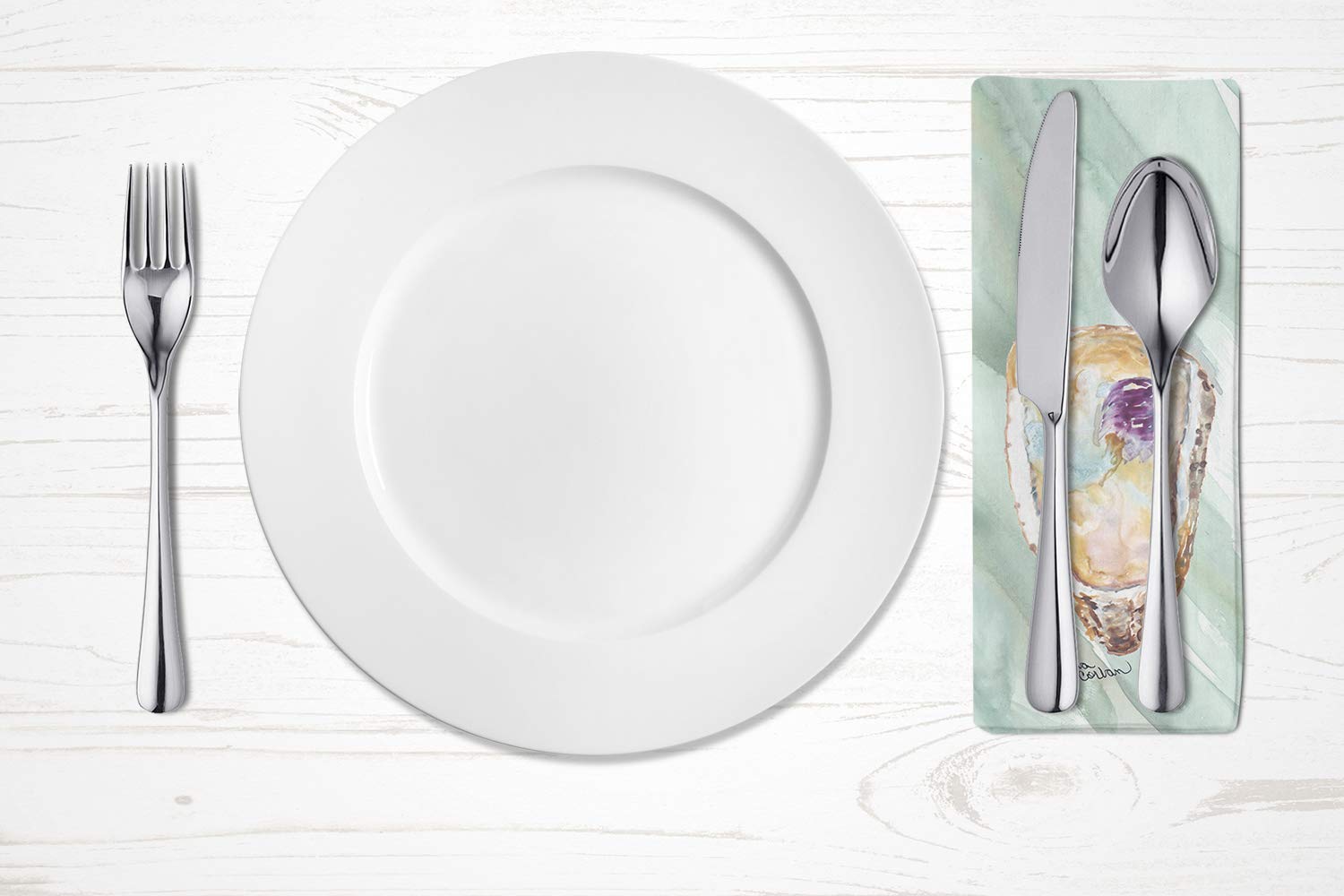 Oyster on Sage Green Napkin SC2062NAP