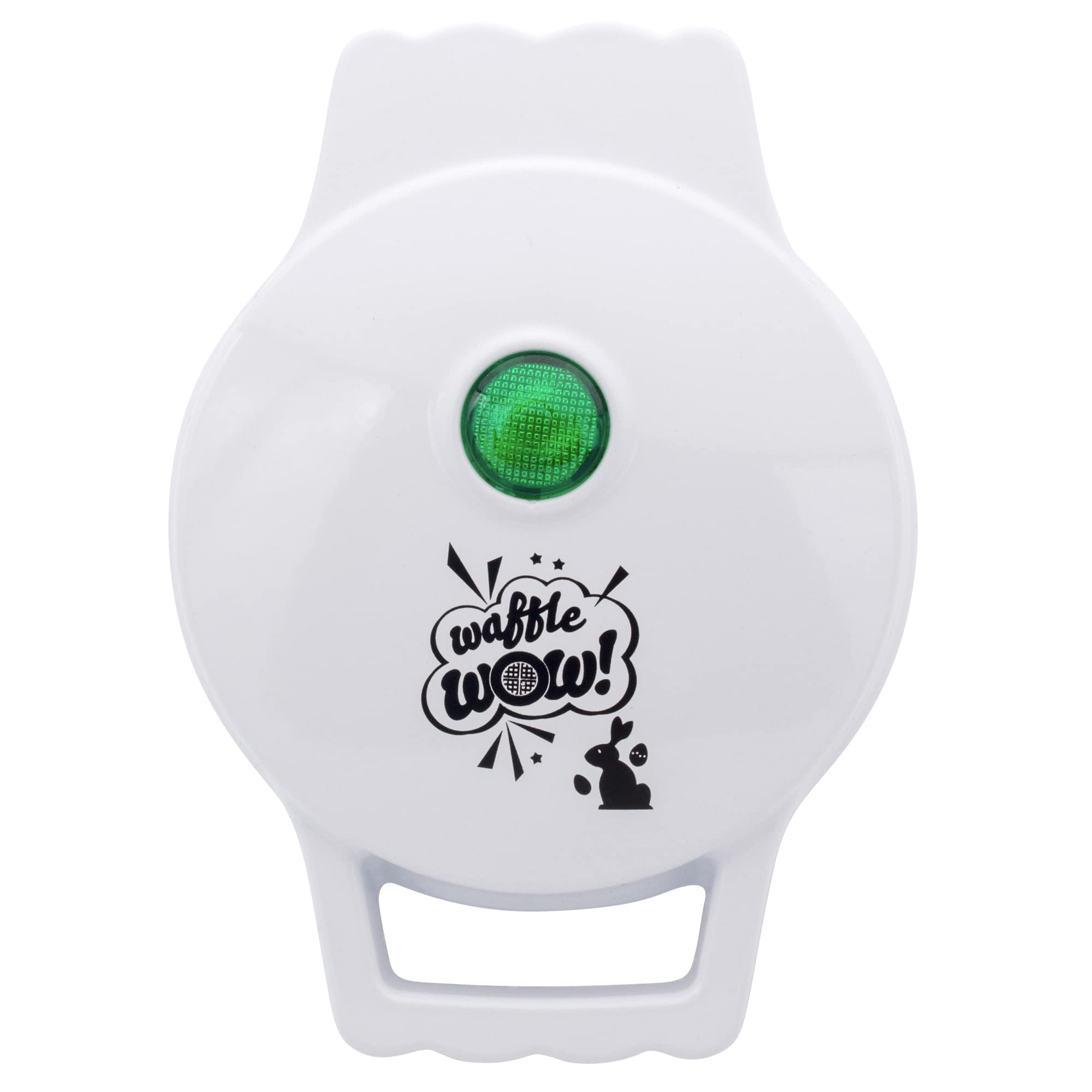 Easter Bunny Mini Waffle Maker - Make Holiday Breakfast Special For Kids & Adults W Cute Bunny Waffles Or Pancakes- Individual 4