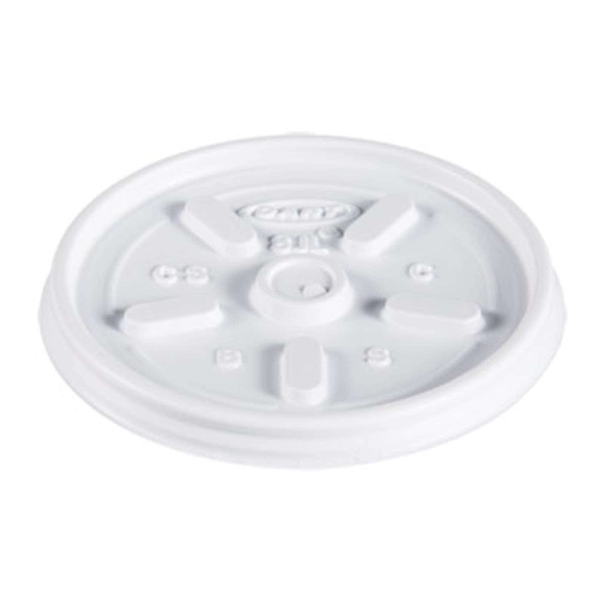 Dart 8Jl White Vented Lid (Case Of 1000)