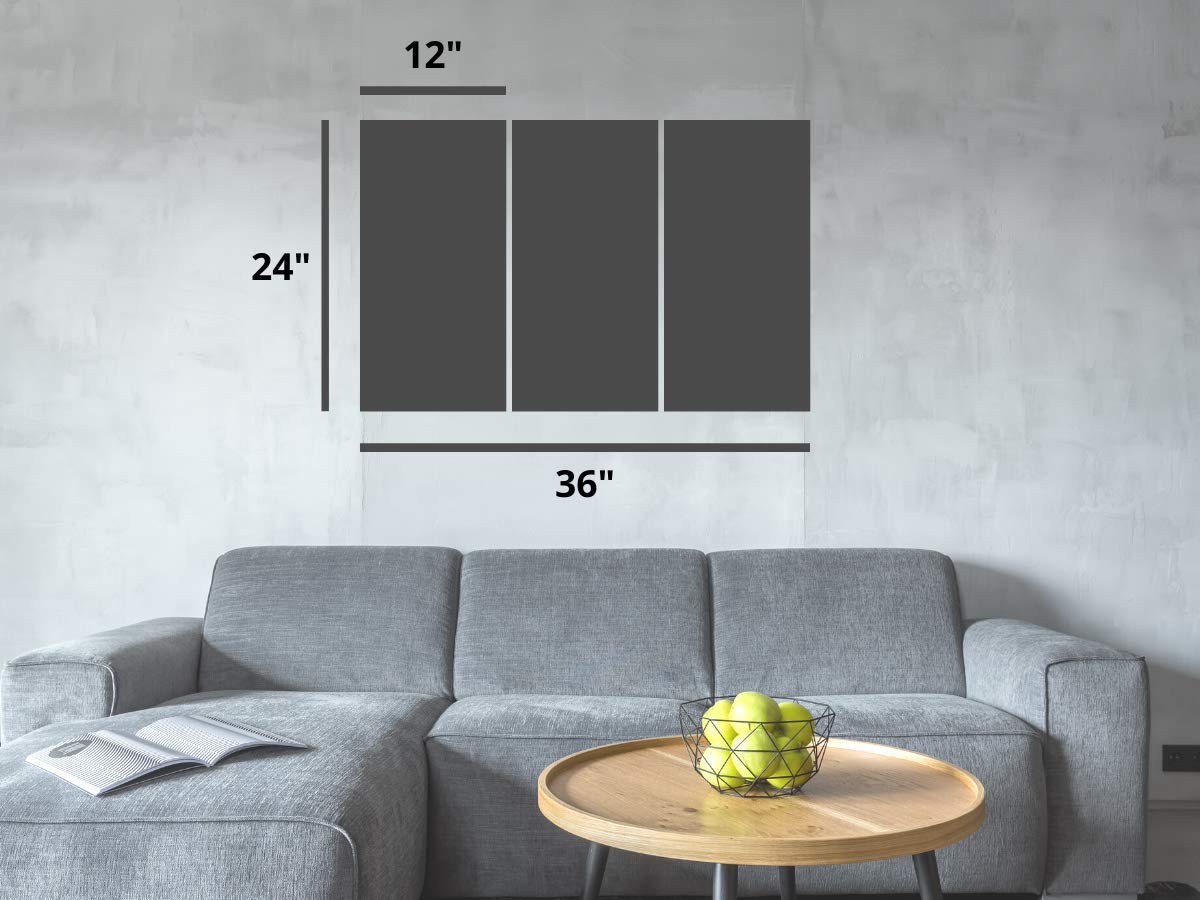Desert Wall Art Decor - 3 Piece Set  Decorative Framed Desert Landscape Canvas Art Multi Panel Split Prints for Living Room  Kitchen  Bedroom  Office & Home Decor Gift