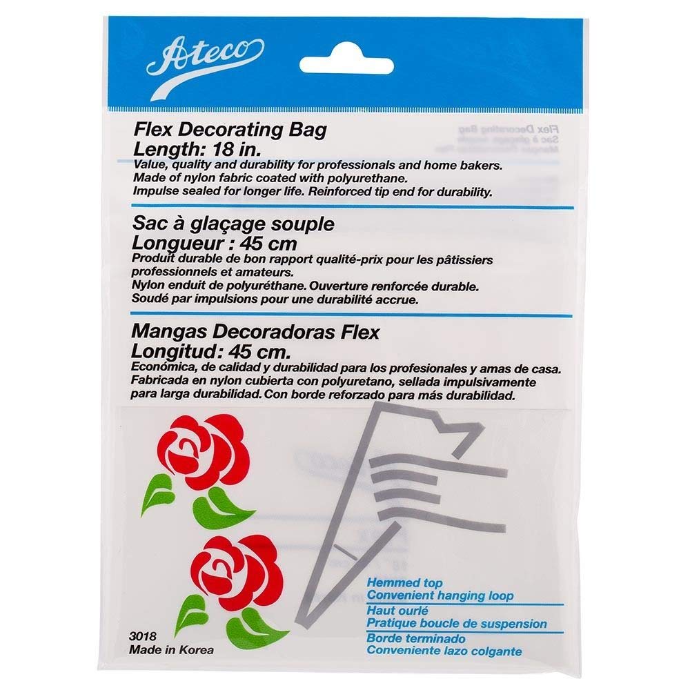 Ateco Pastry Tubes, 18'' Bag, White