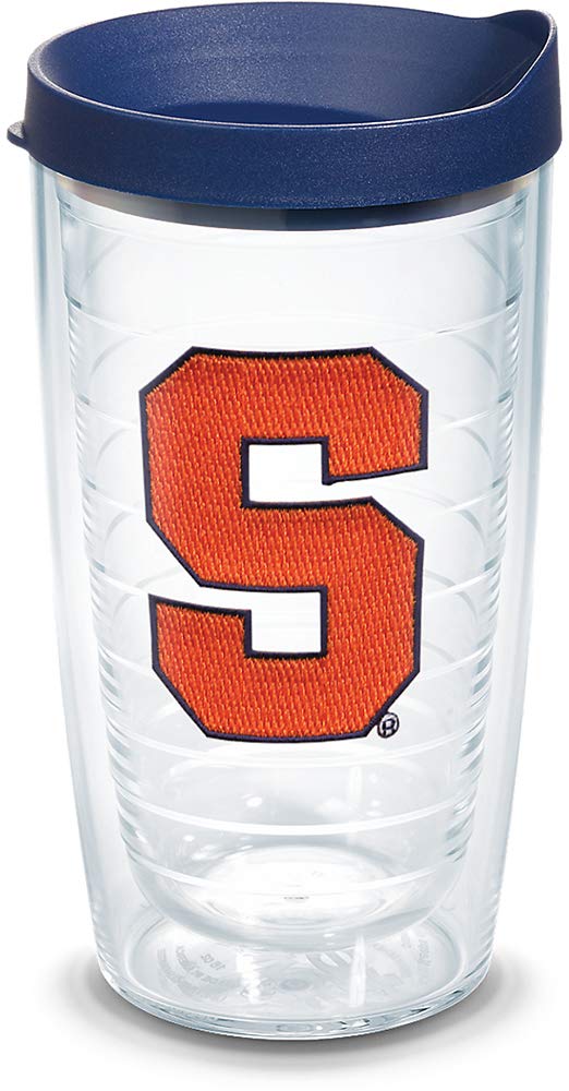 Tervis Made In Usa Double Walled Syracuse University Orange Insulated Tumbler Cup Keeps Drinks Cold & Hot, 16Oz, Primary Logo