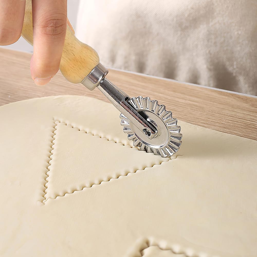 Ravioli Stamp Set, Ravioli Maker Cutter Stamp, Ravioli Stamp Maker Cutter With Roller Wheel Set, Pasta Press Round & Square & He