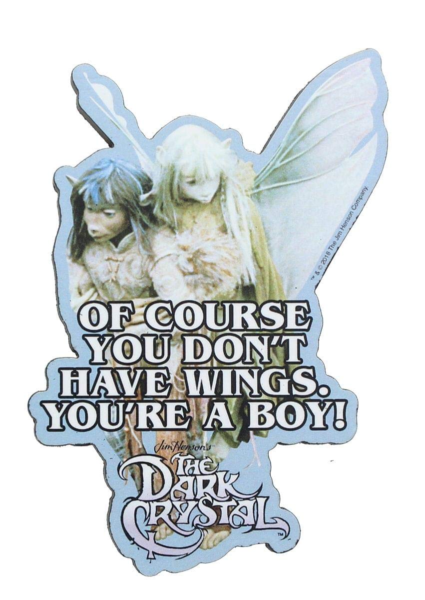 Aquarius - The Dark Crystal Of Course You Don'T Have Wings Wings Funky Chunky Magnet
