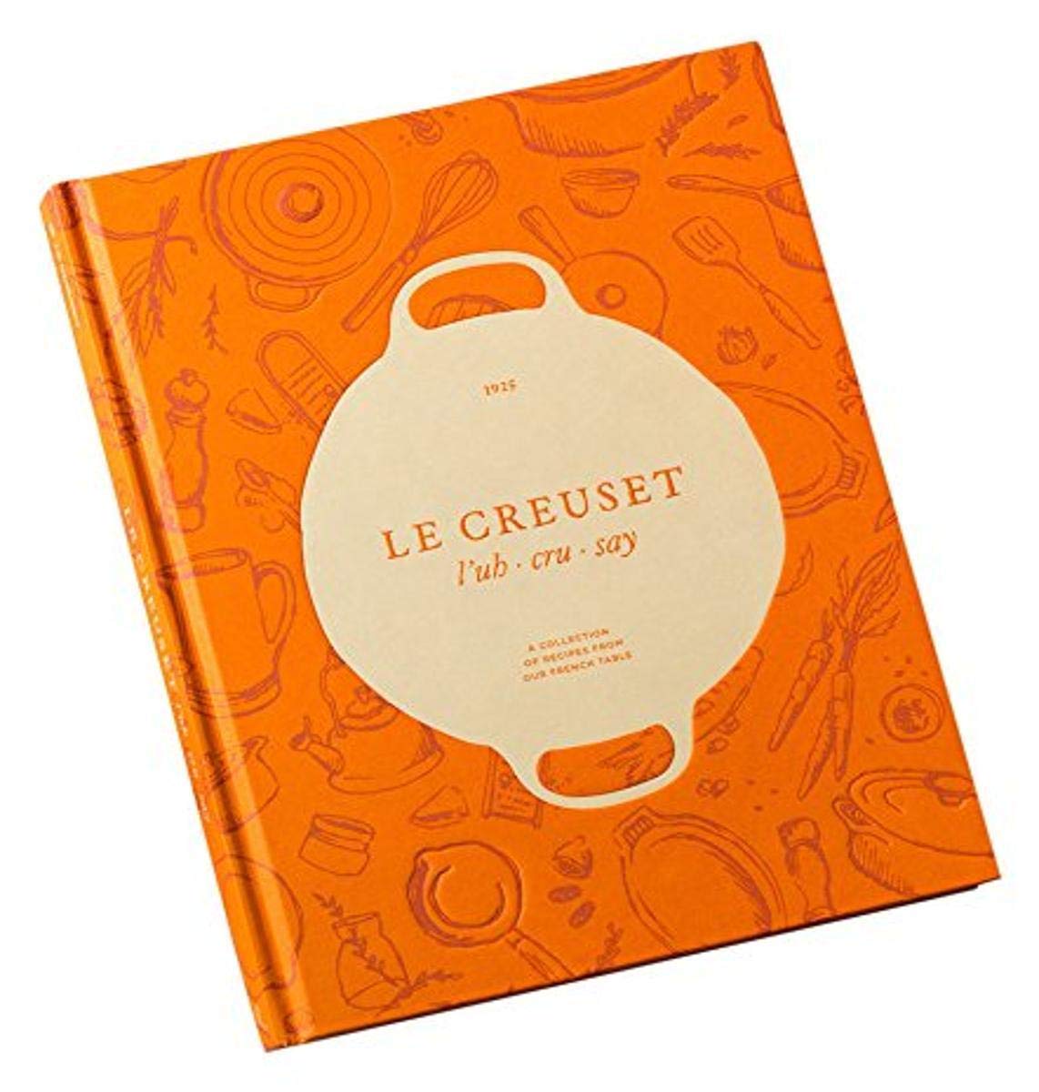 Le Creuset Cookbook, Orange, 8.75'' X 11''
