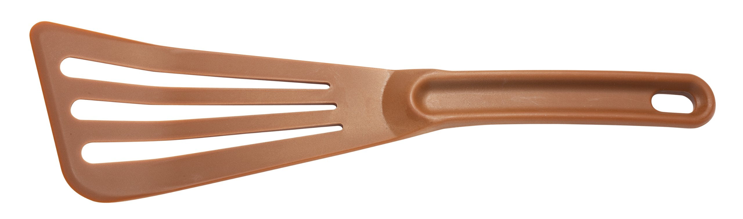Mercer Culinary Hell'S Tools Hi-Heat Slotted Spatula, 12 Inch X 3.5 Inch, Brown