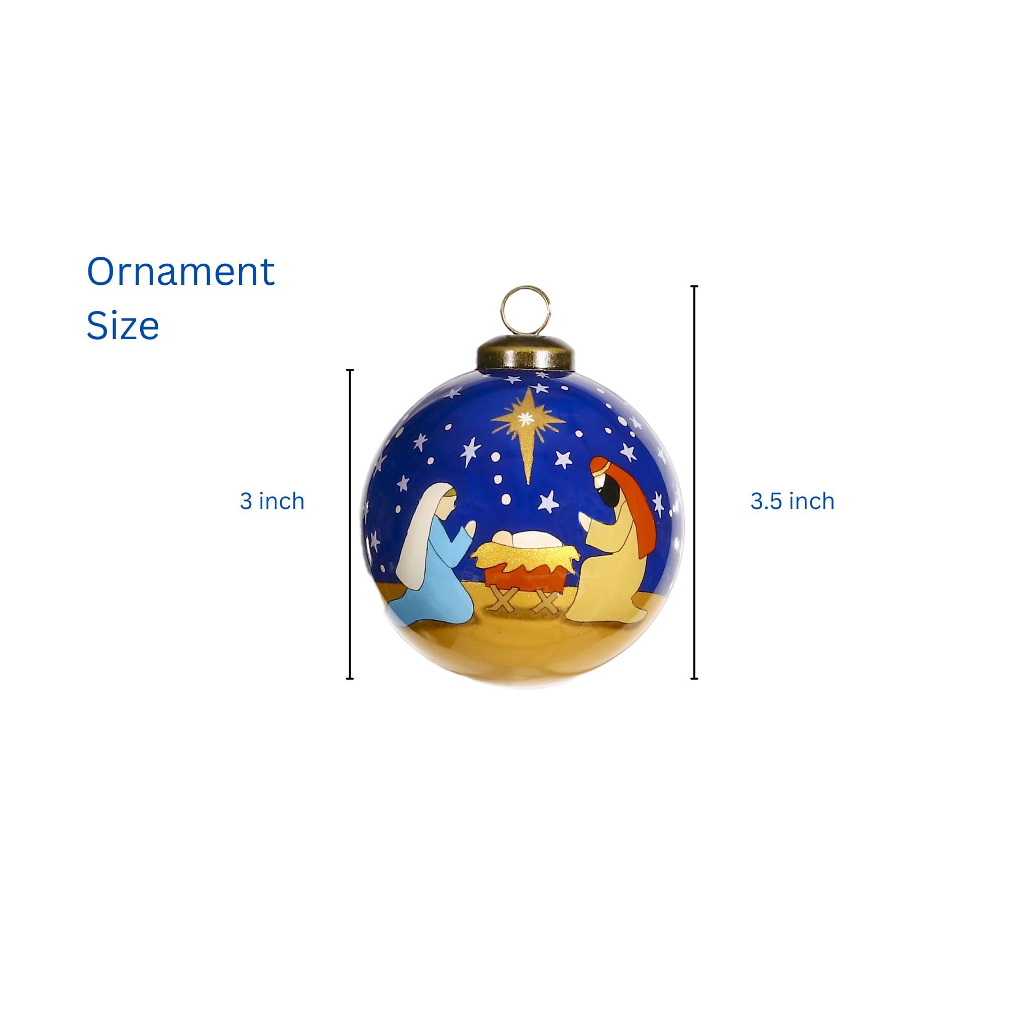 O Holy Night Christmas Ornaments, Nativity Ornaments, A Savior is Born, Nativity Scene Christmas Ornaments, A Child is Born, Bab