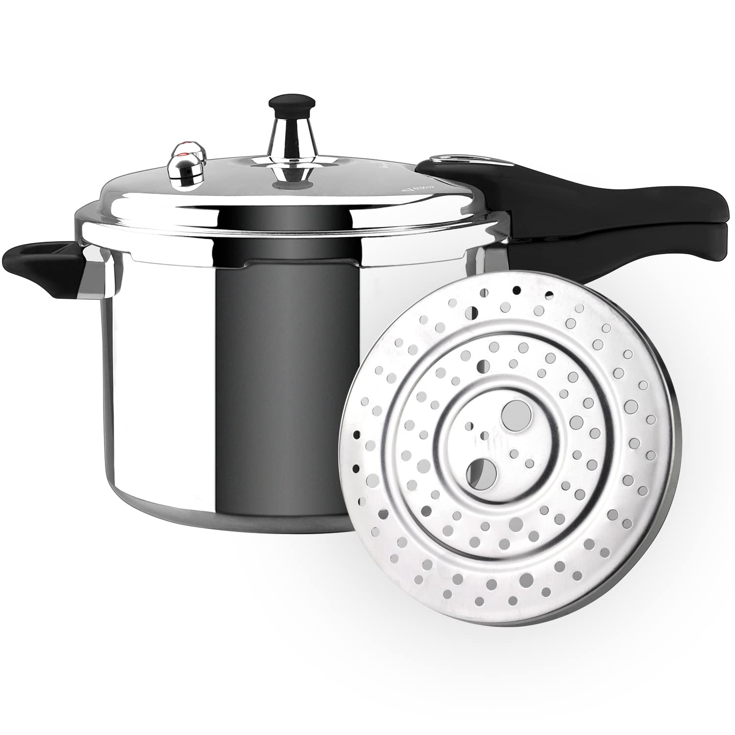 Magefesa Avant Pressure Cooker, 6.2 Quart, made of very resistant aluminum, compatible with gas, electric, ceramic stoves, press