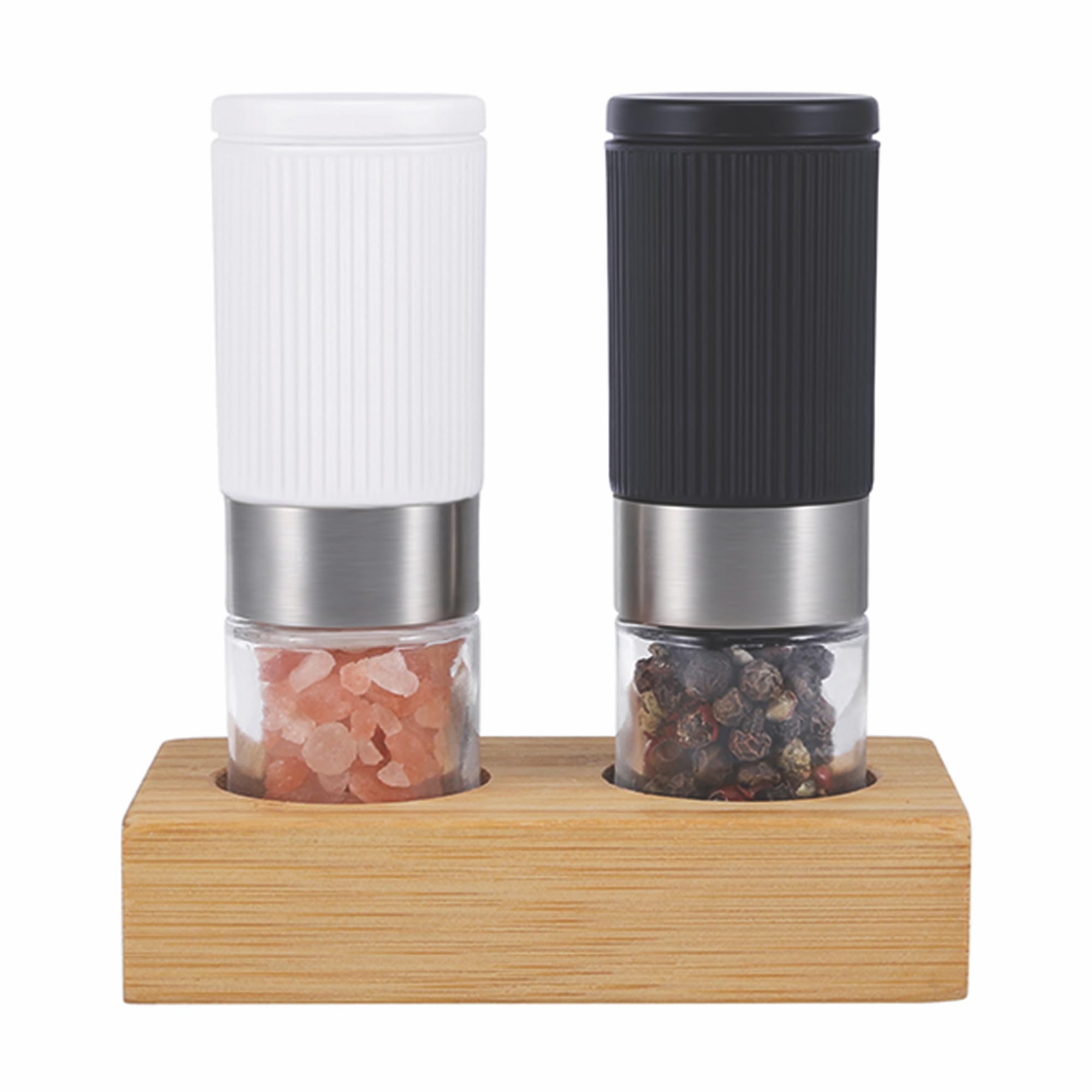 The Better Home Salt And Pepper Mill Sets | 304 Stainless Steel | Adjustable Coarseness Manual Grinder For Kitchen Home | With G