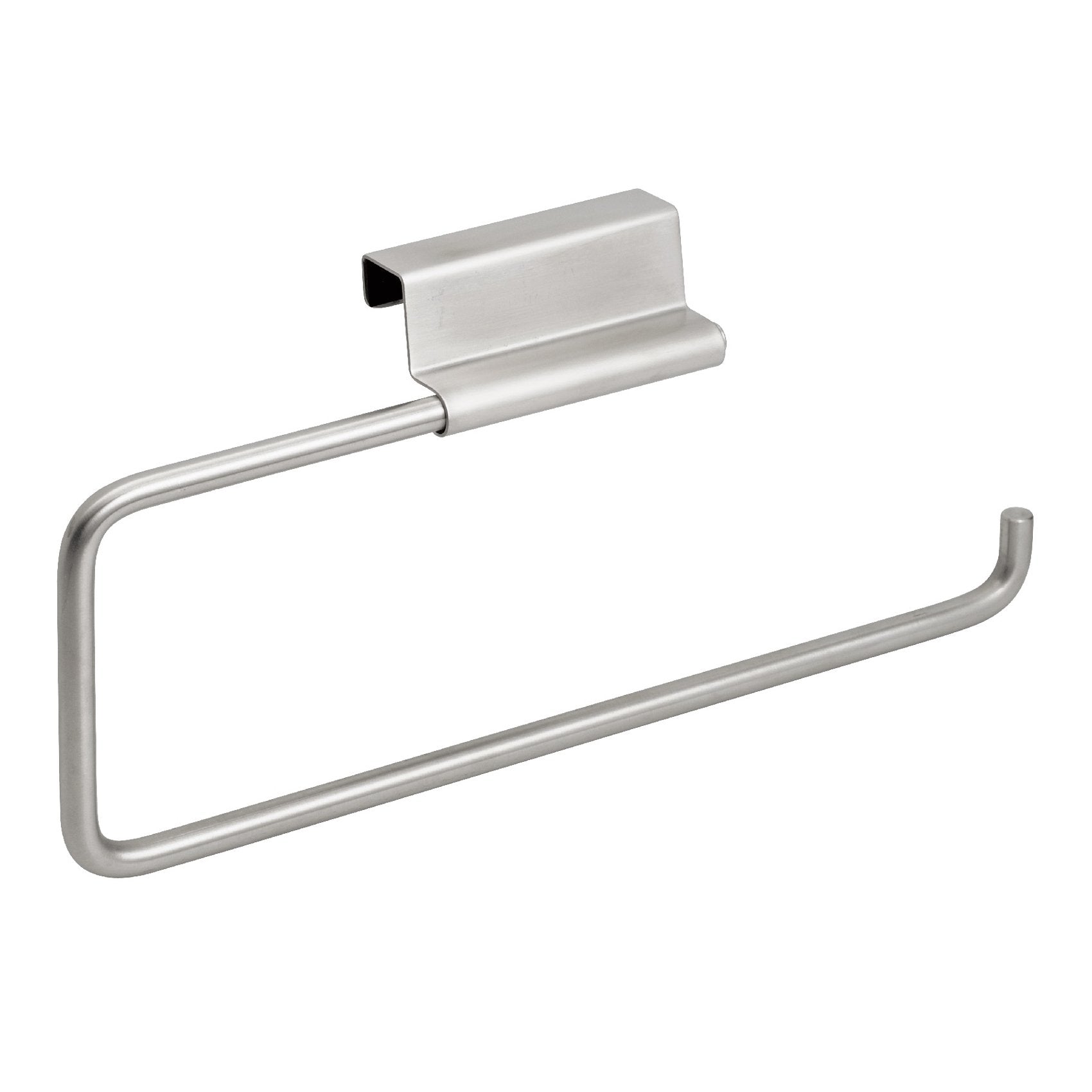 InterDesign Kitchen, Brushed Stainless Steel Forma Over The Cabinet Paper Towel Holder, 12 x 6-1/4 x 4-3/4 h