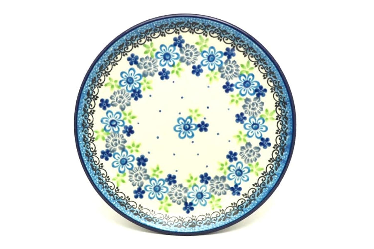 Polish Pottery Plate - Bread & Butter (6 1/4 '') - Flower Works