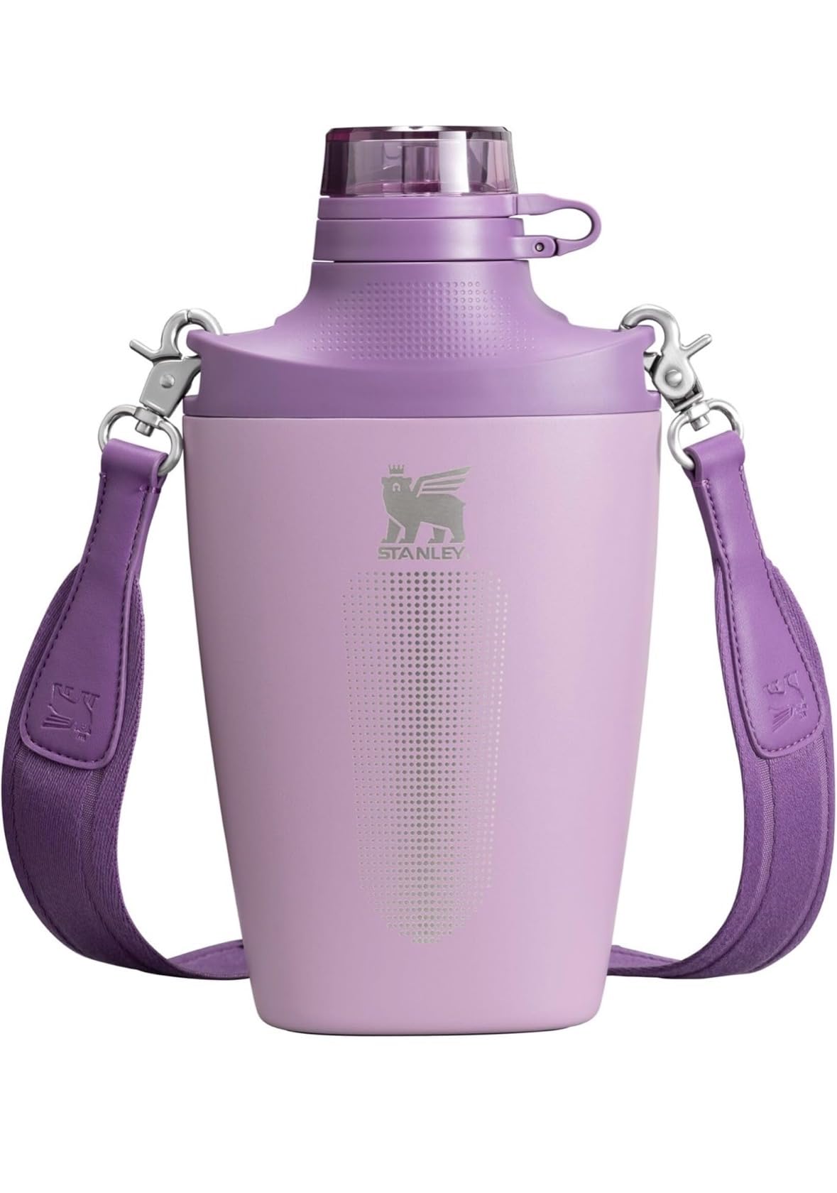 Stanley Cross Bottle | 23 oz Travel Bottle with Jacquard Strap | Leakproof Tritan Lid with Removable Straw | Insulated Stainless