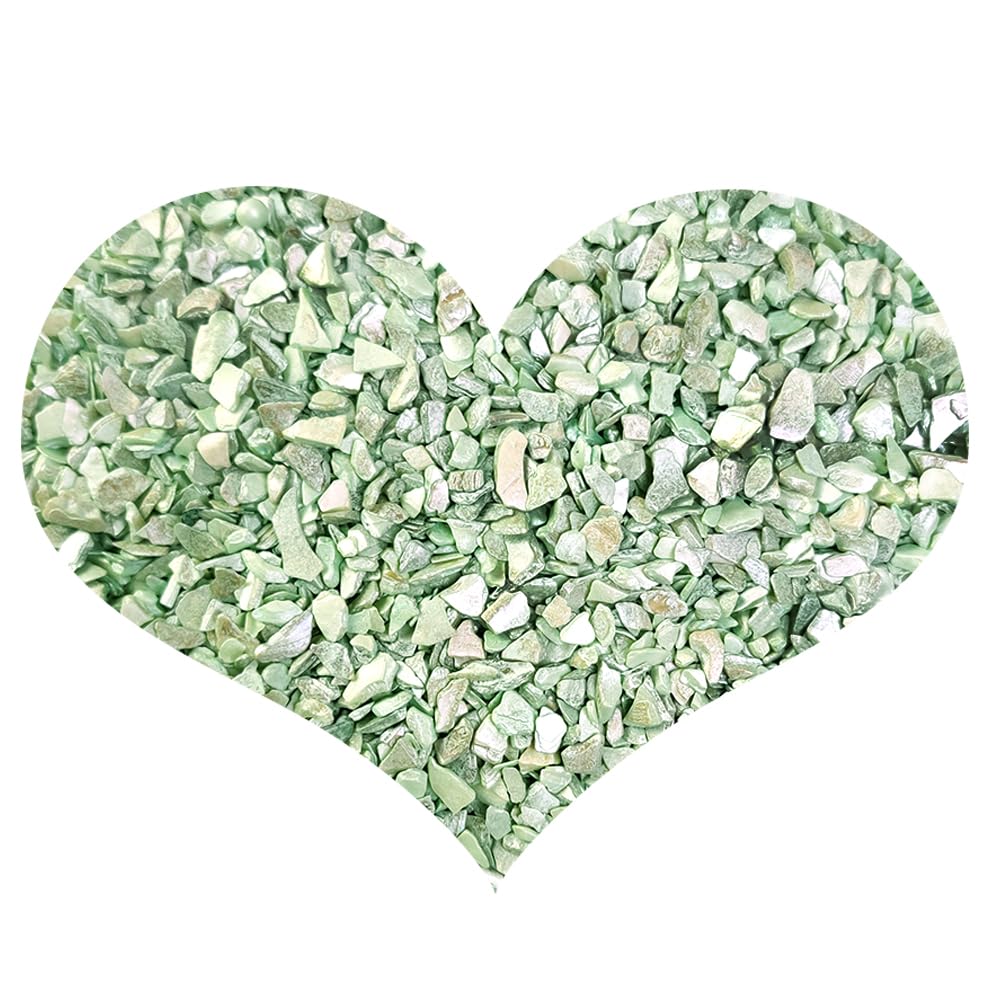 HappyFiller Crushed Shell Chips Broken Pieces 23 OZ,Wedding Centerpieces,Resin Arts Crafts,Succulents Plants Soil Cover,Vase Fil
