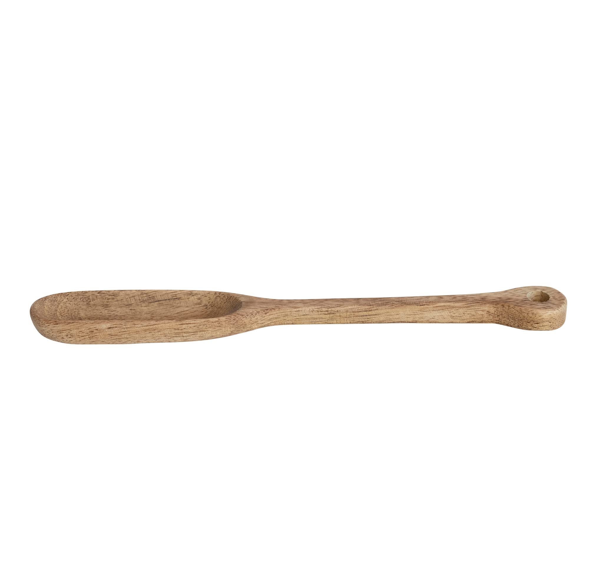Creative Co-Op Elongated Wood Handle, Natural Spoon