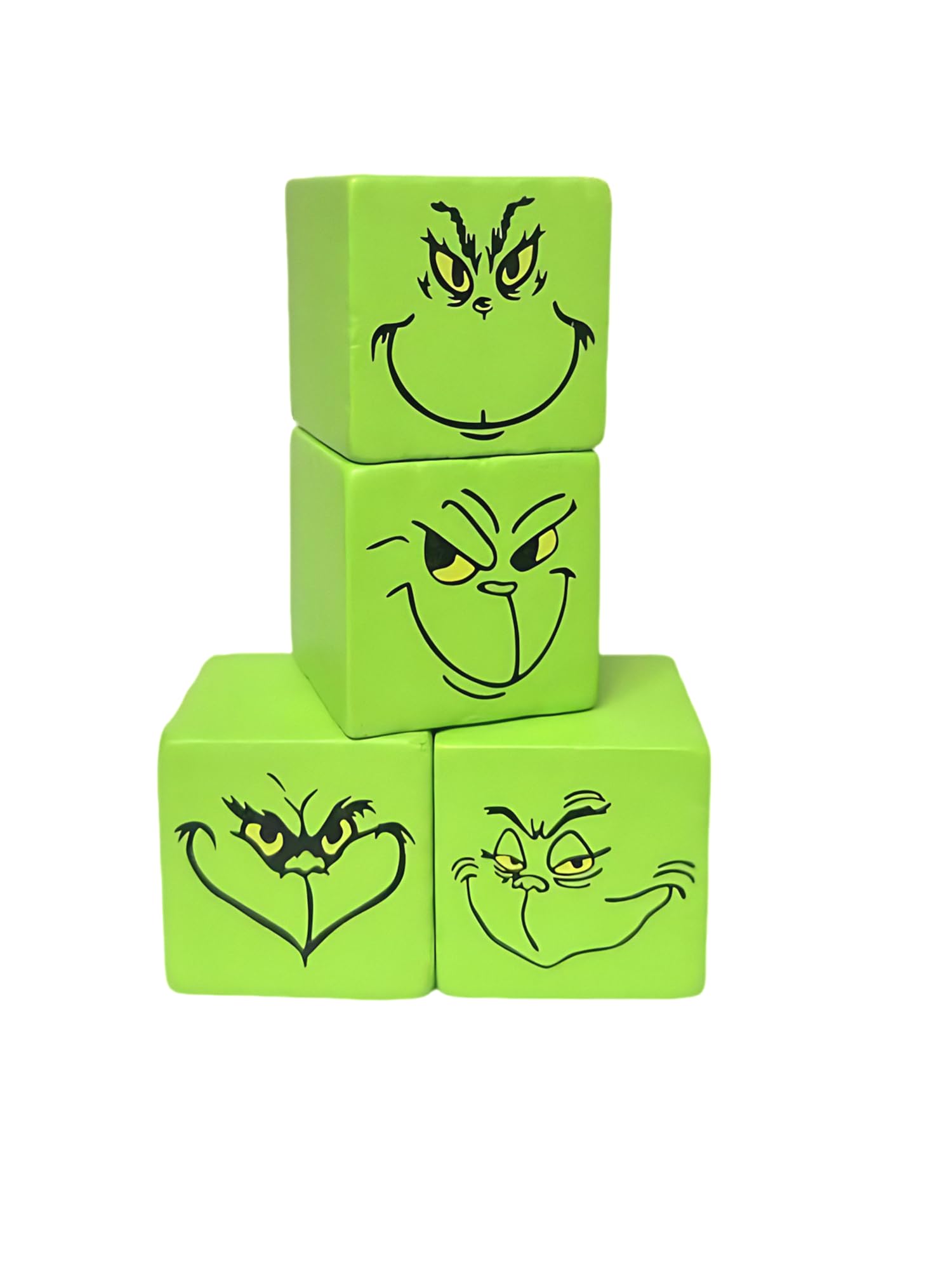 Thanksgiving Table Decor Turkey Sign - 4 Pcs Turkey Centerpieces for Table Fall Wooden Blocks Signs - Farmhouse Tiered Tray Deco