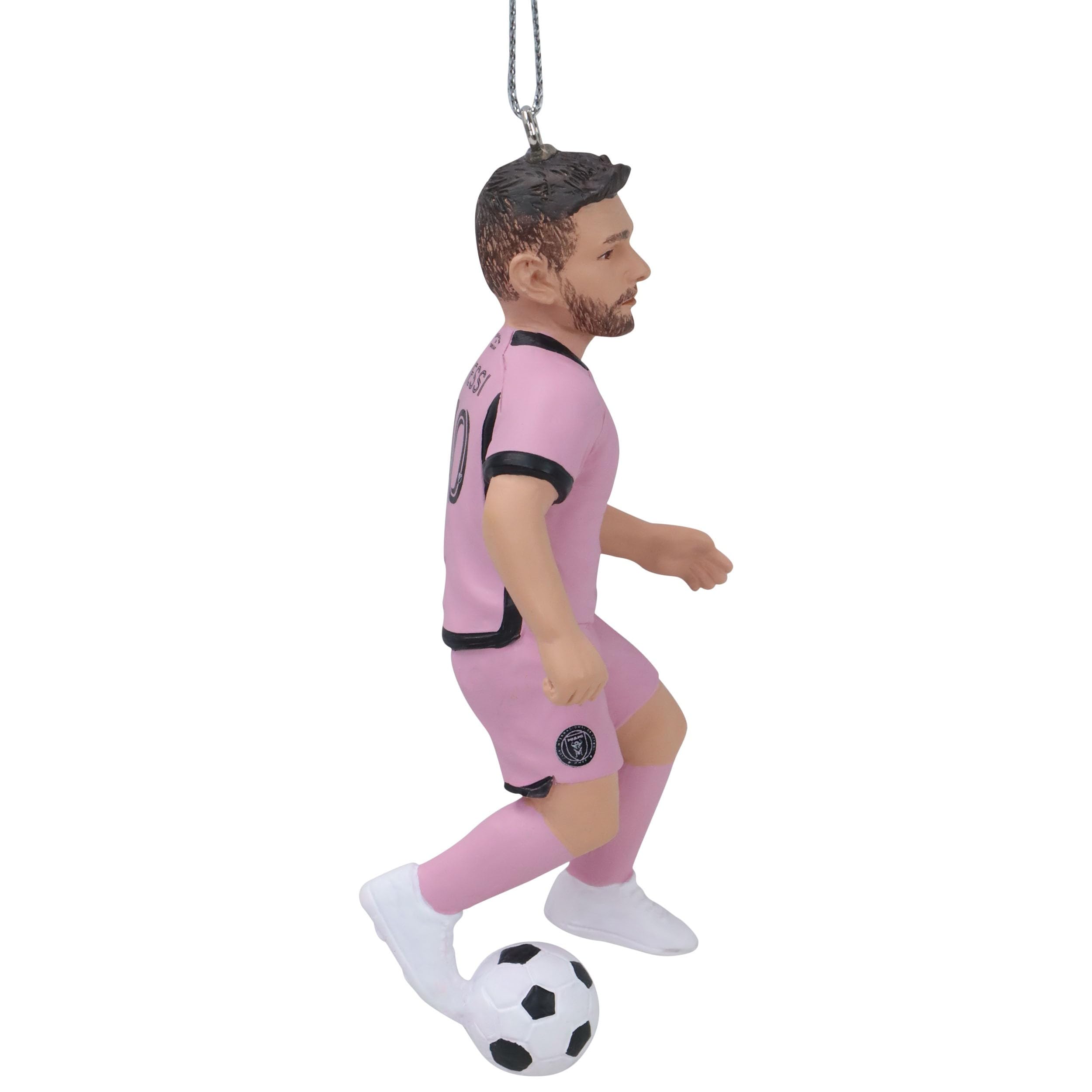 Foco - MLS Officially Licensed Inter Miami 4 Resin Holiday Christmas Tree Soccer Ornament - Lionel Messi
