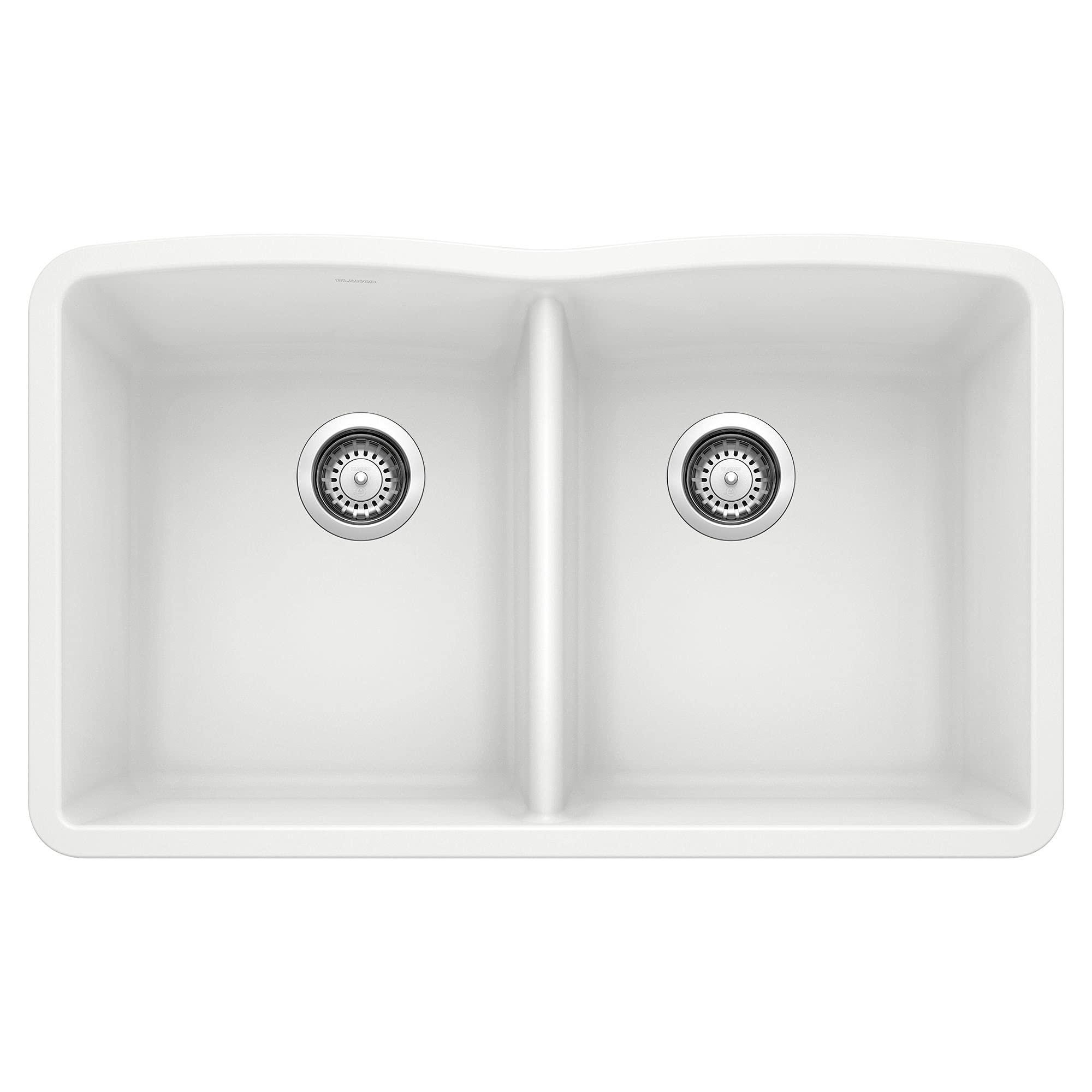 Blanco Diamond Equal Double Bowl Silgranit (Um) - White