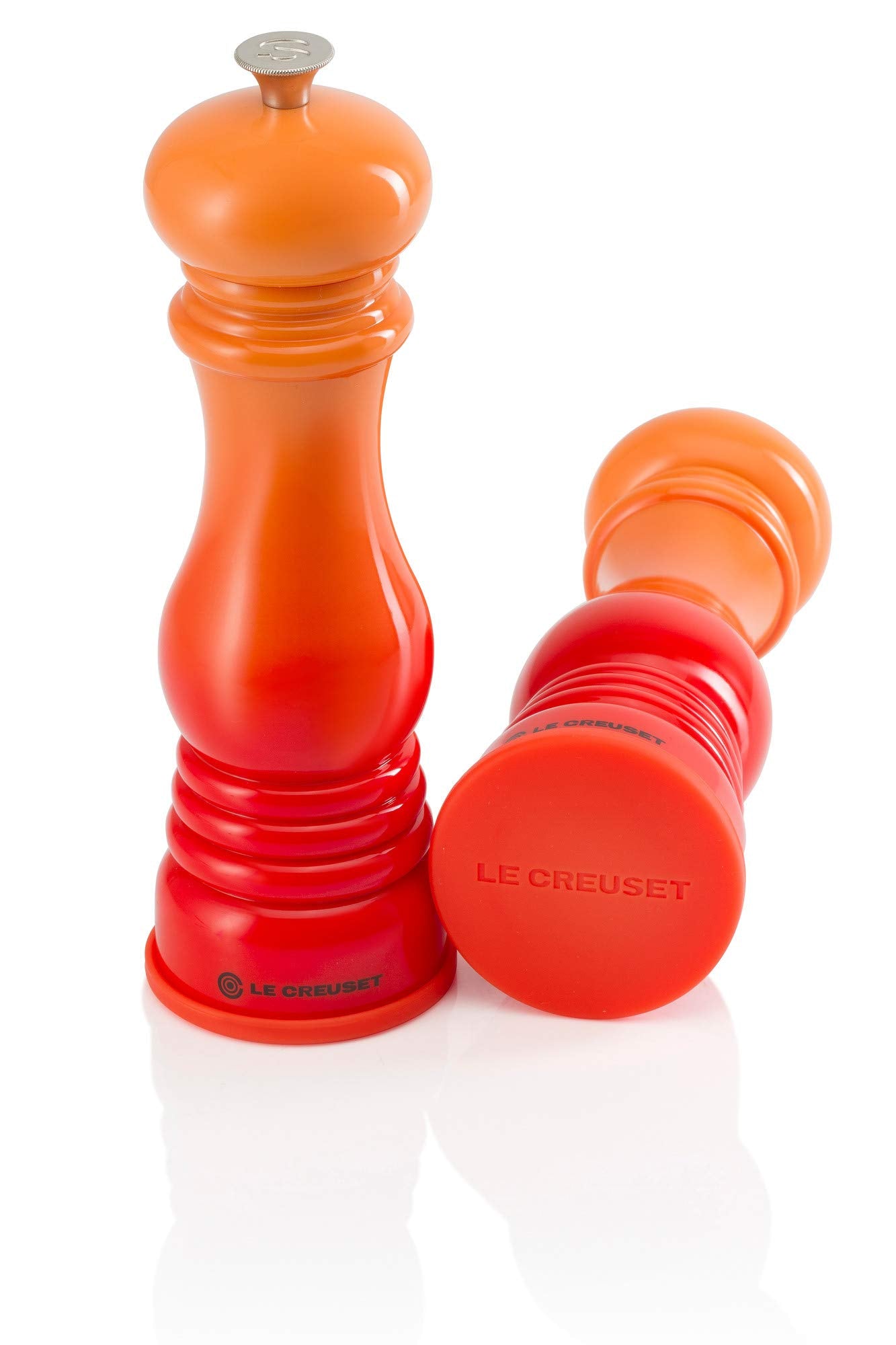 Le Creuset Silicone Mill Caps  2 1/2''  Flame