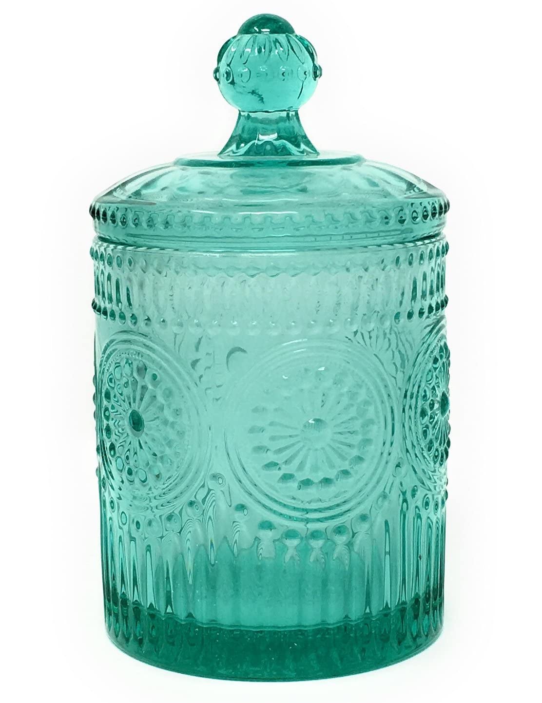 The Pioneer Woman Adeline Teal Mini Storage Jar 3.5 X 6.25