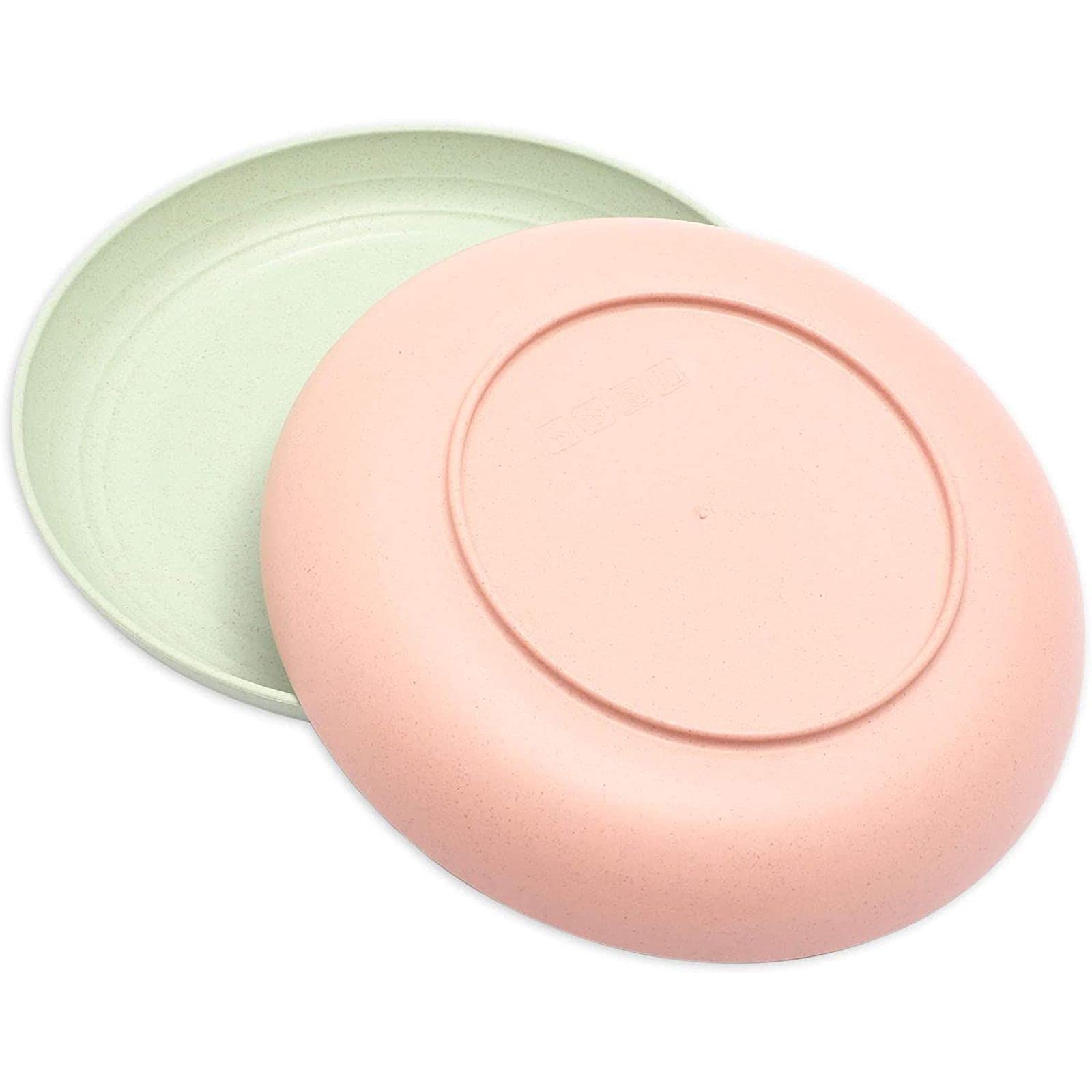 Juvale Wheat Straw Plate Set, Chip Resistant Plates (9 In, 4 Pack)