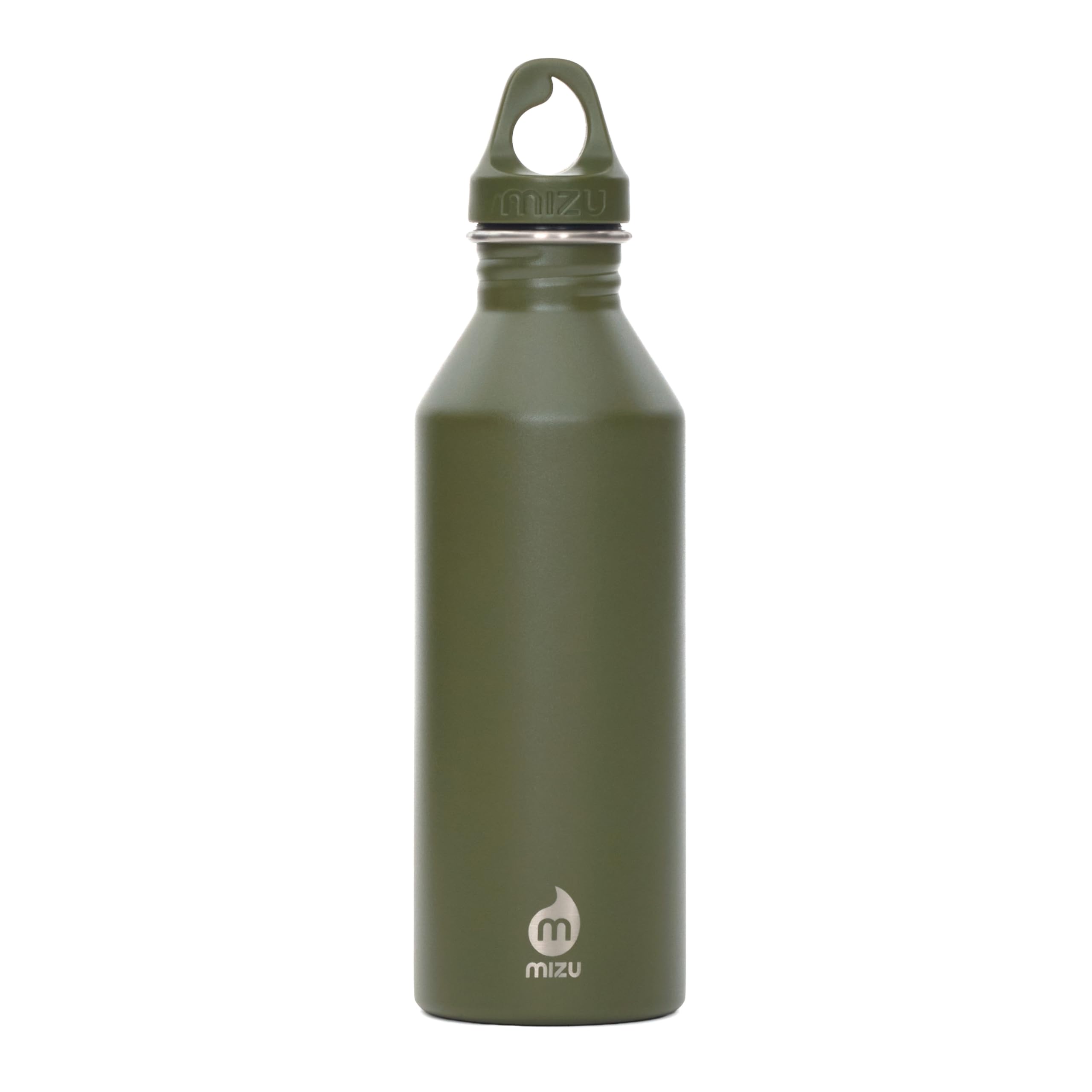 Mizu M8 25 oz Stainless Steel Water Bottle with Loop Cap (Leaf)