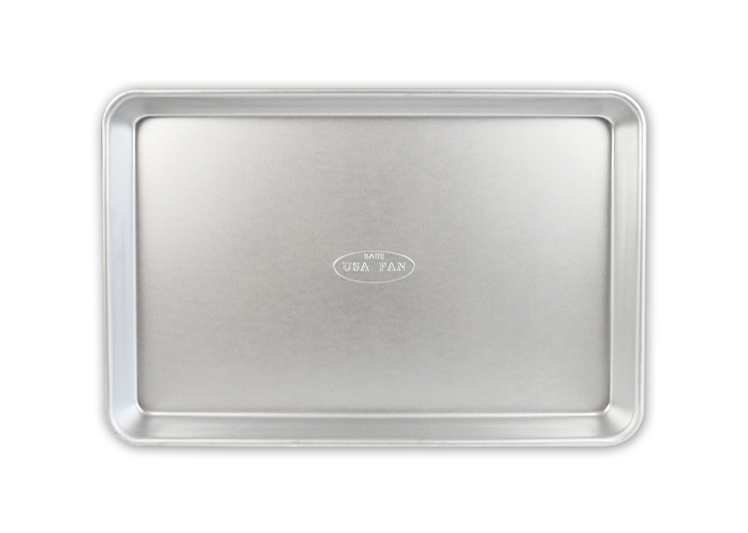 USA Pan Bakeware Traditional Aluminized Steel Uncoated Jelly Roll Baking Sheet Pan, Made without nonstick coating