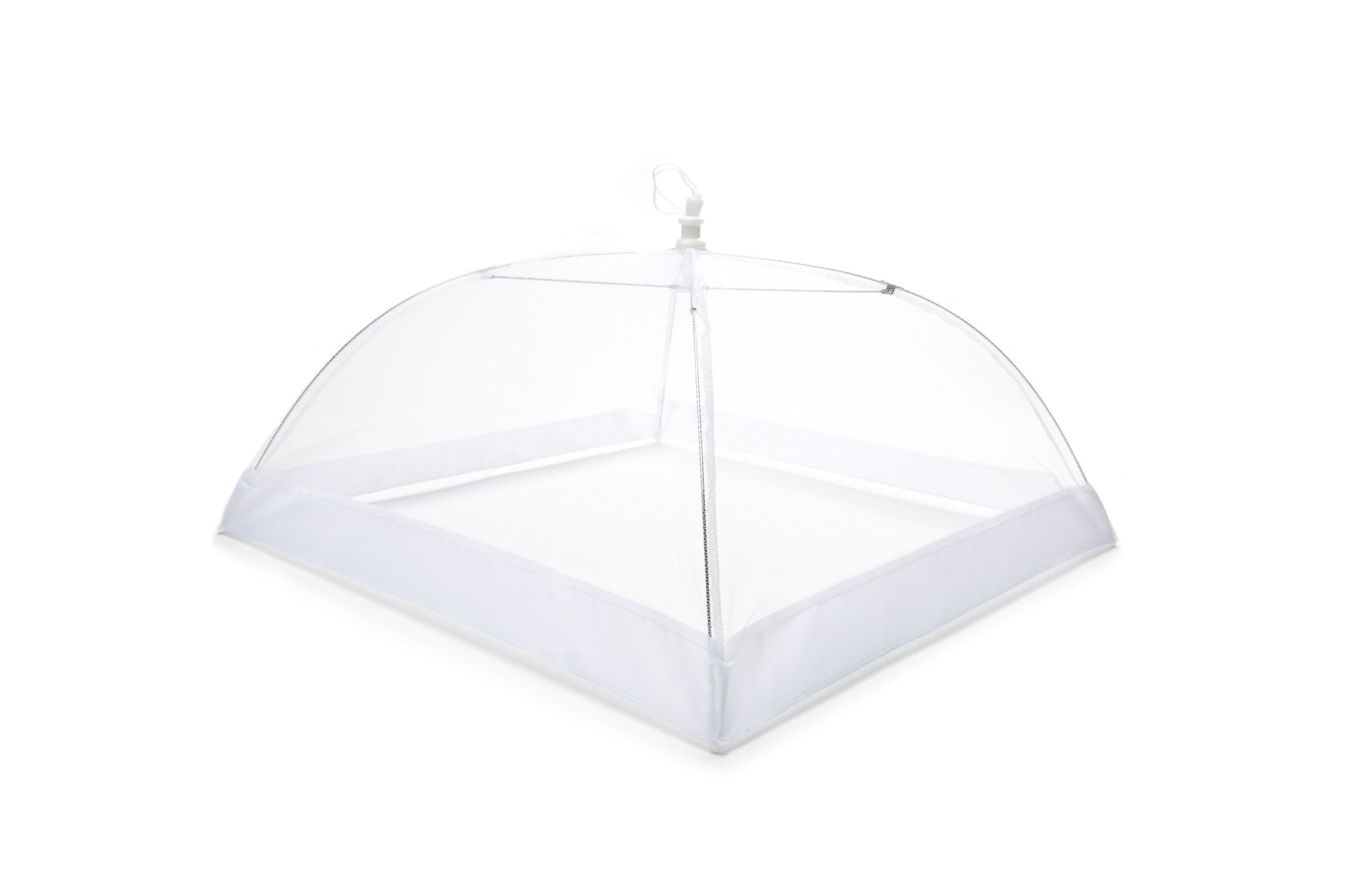 Fox Run Square Food Umbrella, Giant, 18'' Sq, White