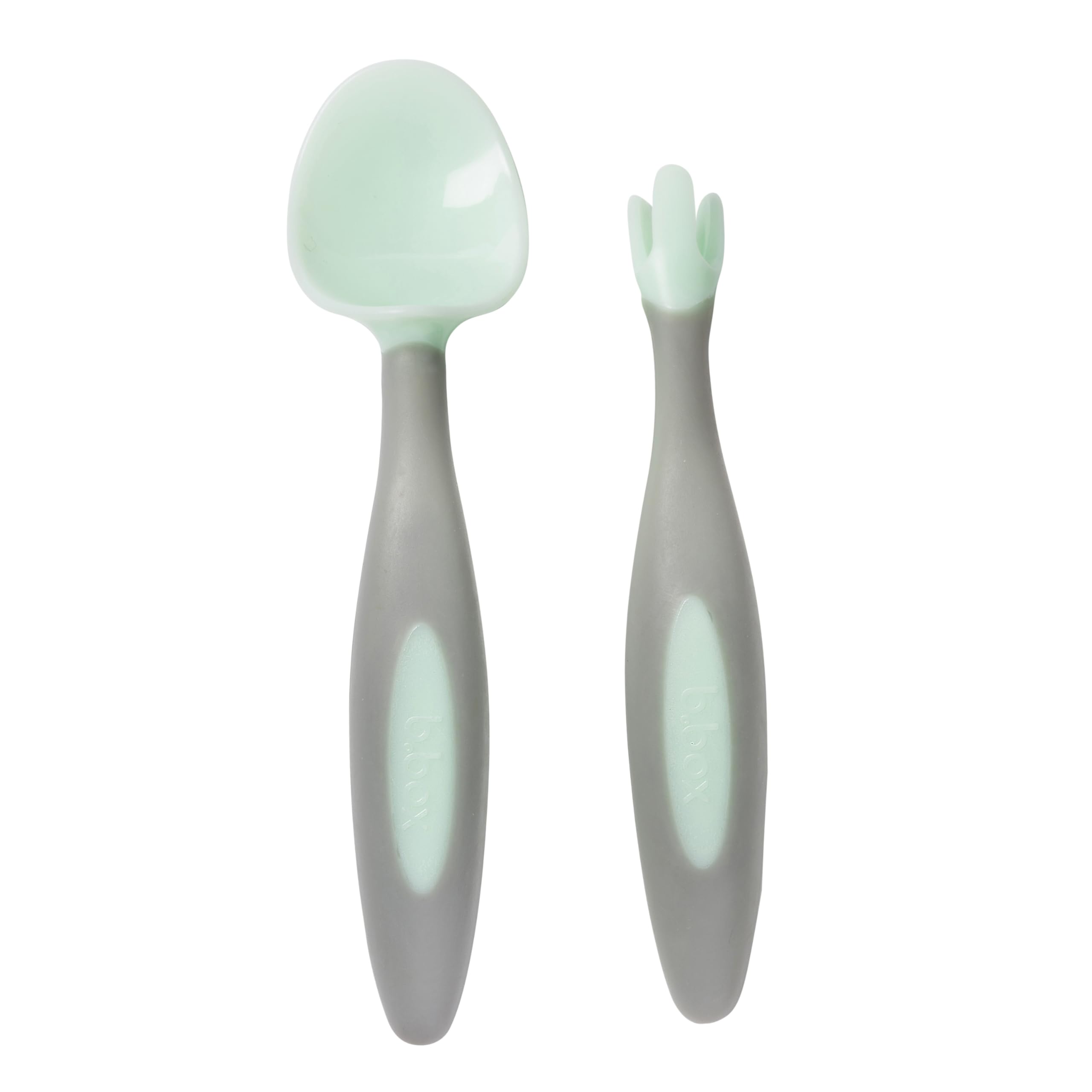 b.box toddler cutlery set - easy grip handles, travel case, unique fork design  Designed by occupational therapist  Dishwasher s