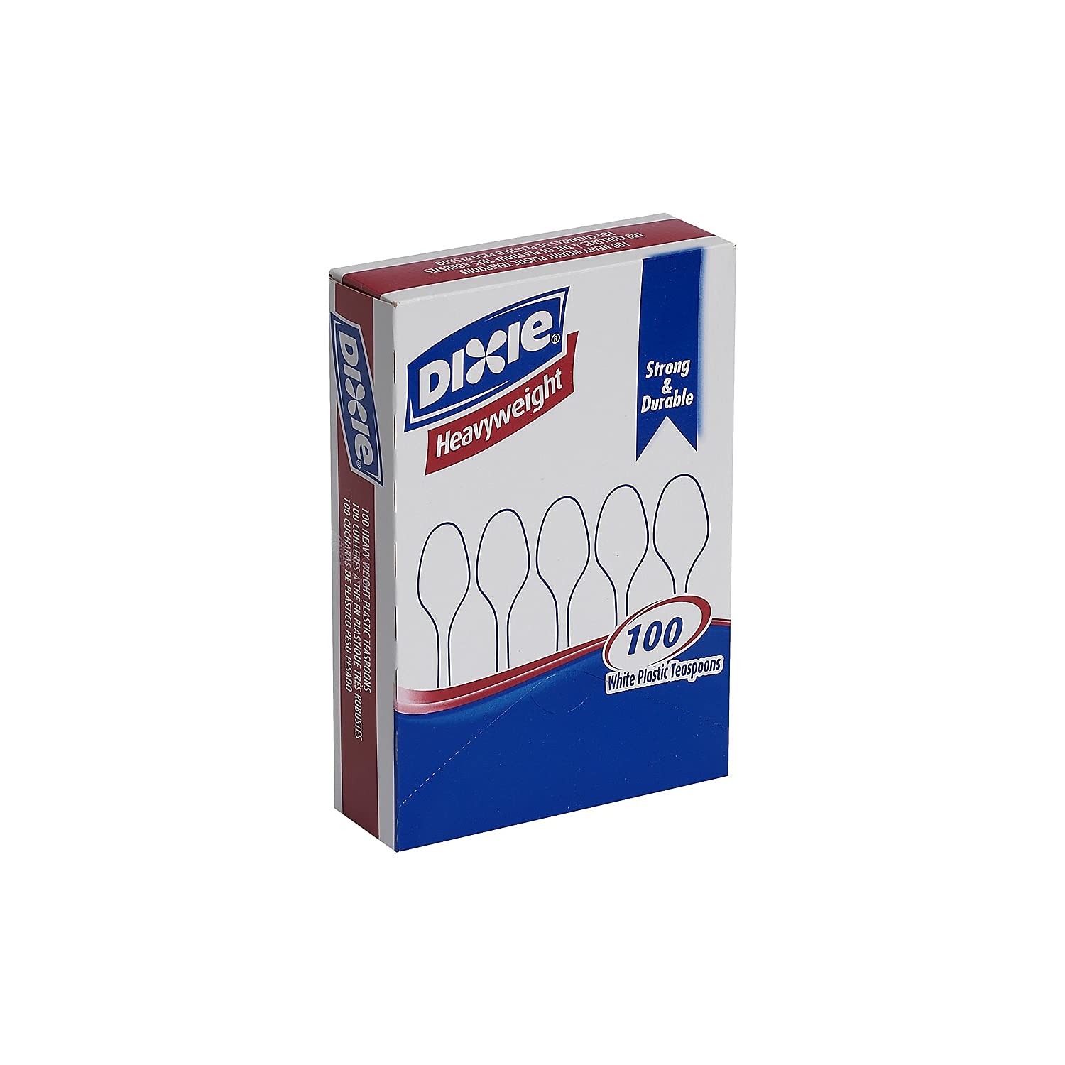 Dixie Heavyweight Disposable Teaspoons Grab-N-Go By Gp Pro