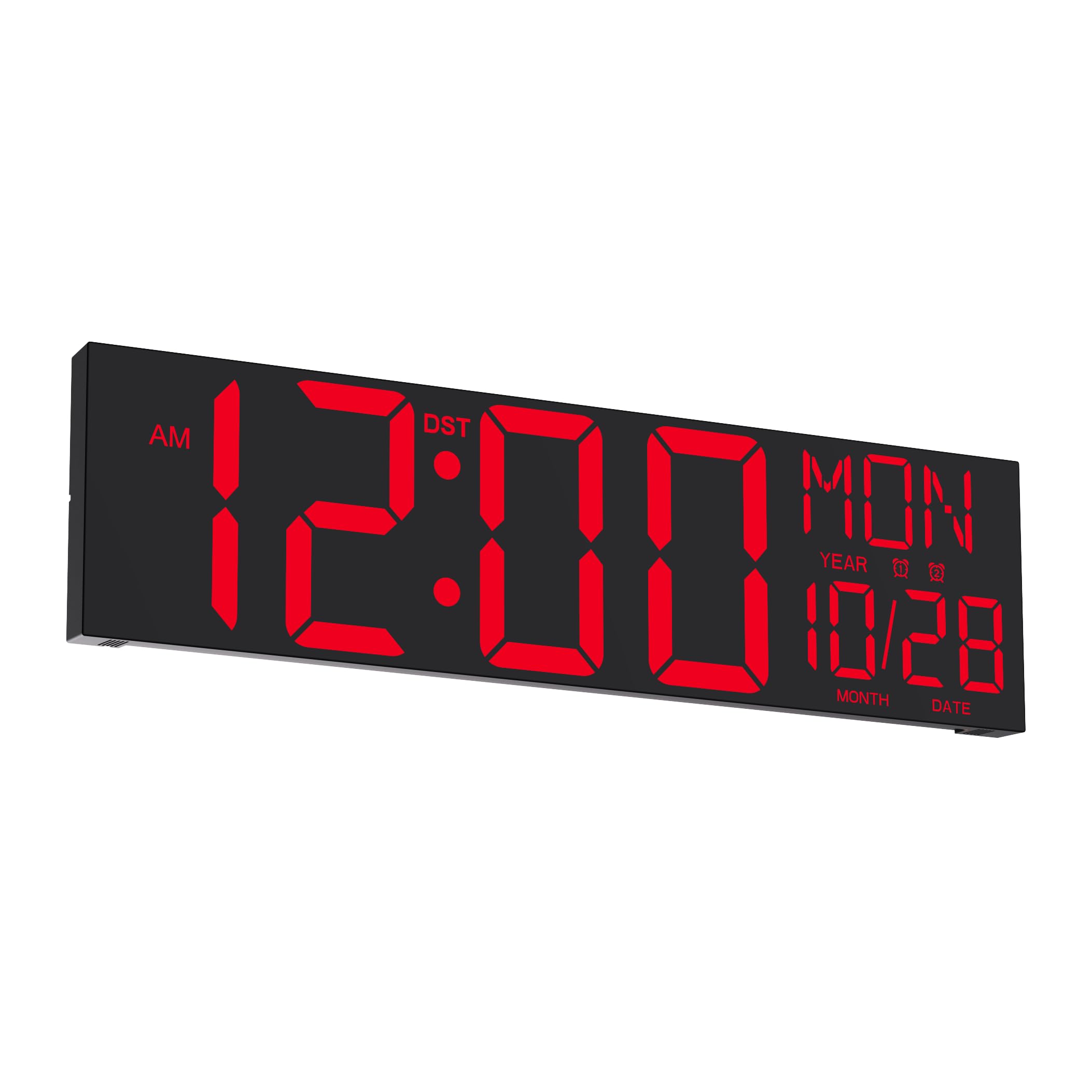 Jall 29.8 Large Digital Wall Mount Clock Oversize