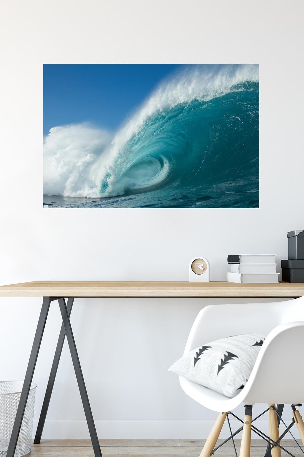 Trends International Surfing - Rolling Wave Wall Poster, 22.375'' X 34'', Premium Unframed Version