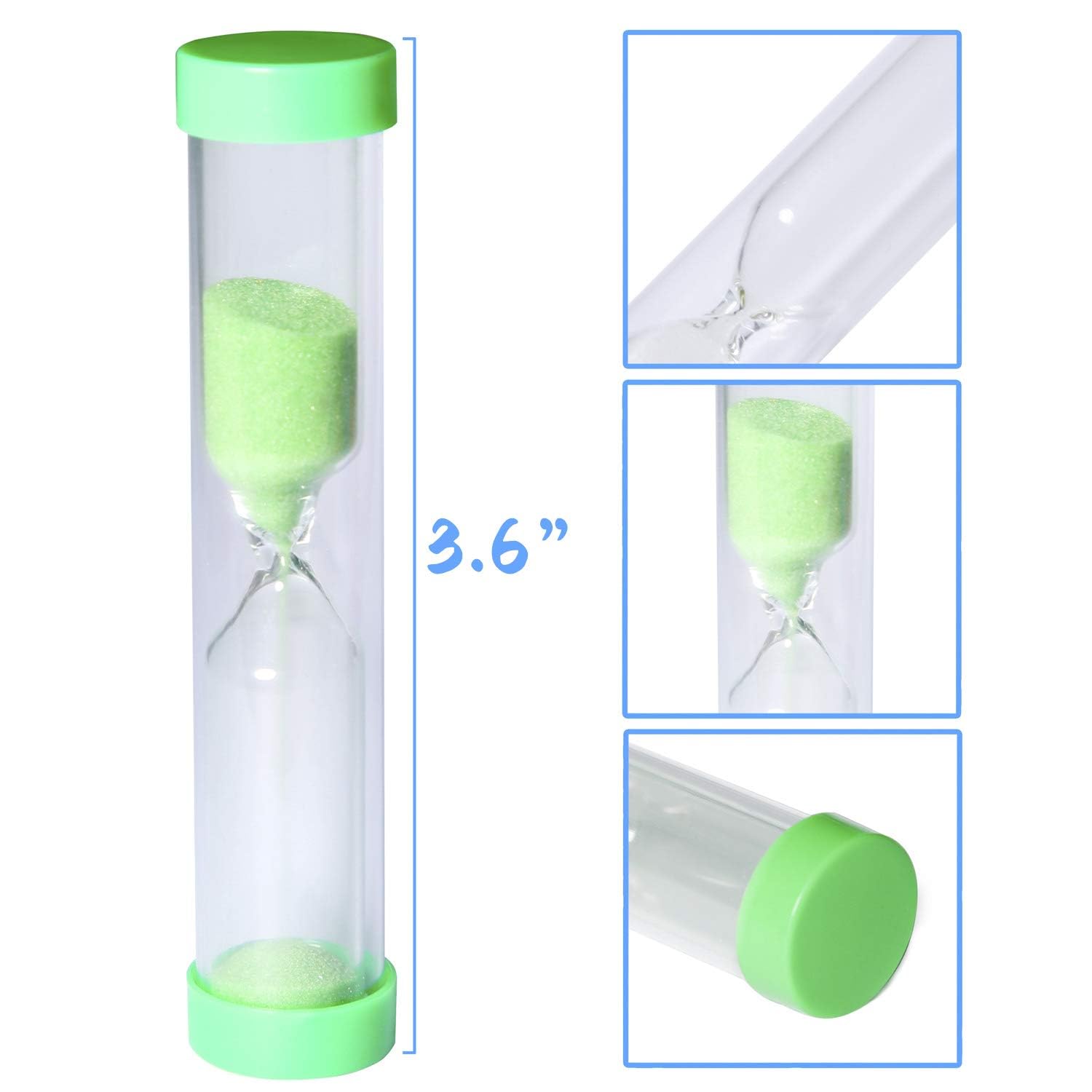 Proloso 1 Minute Sand Timer Hourglass Sandglass Clock Countdown Bulk Toy Set Timers For Kids Games Classroom School Prize Party