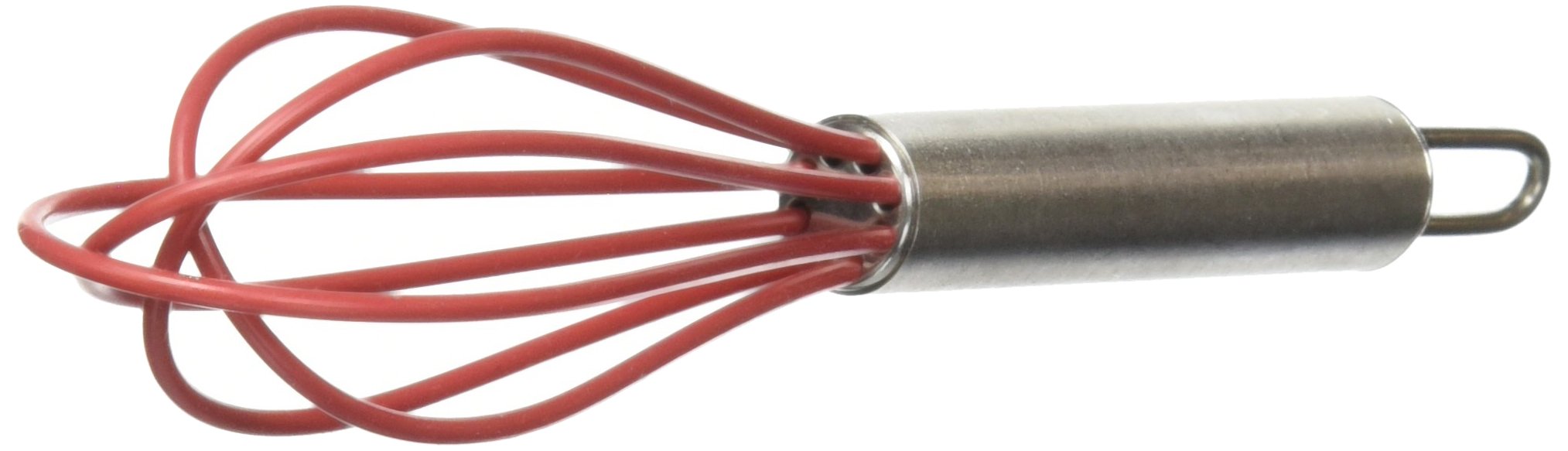 Cybrtrayd Silicone 5.75'' Whisk, Red