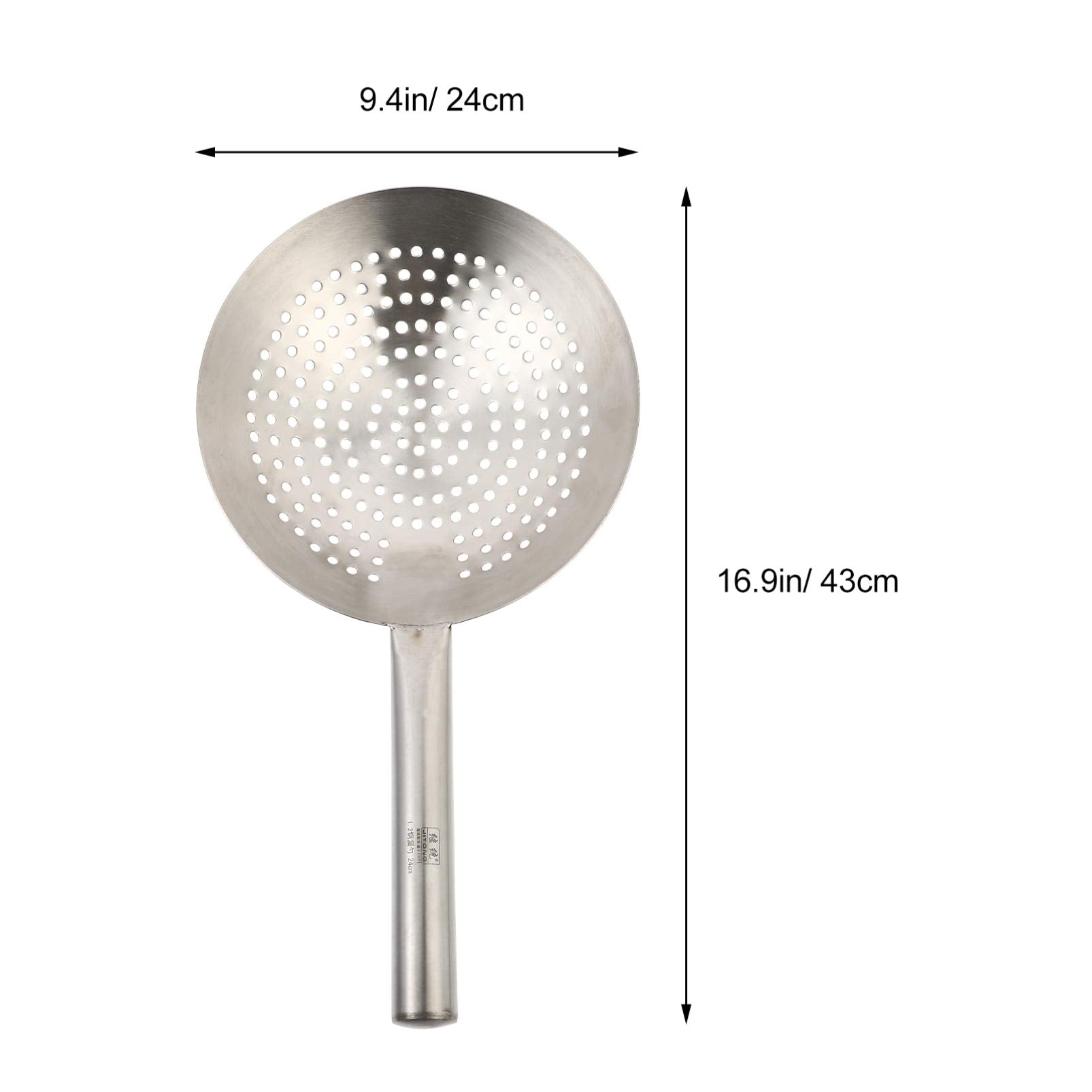 Yardwe Stainless Steel Skimmer Spoon Slotted Strainer Ladle Fine Mesh Wire Oil Filter Mandarin Colander Scoop For Kitchen Cookin