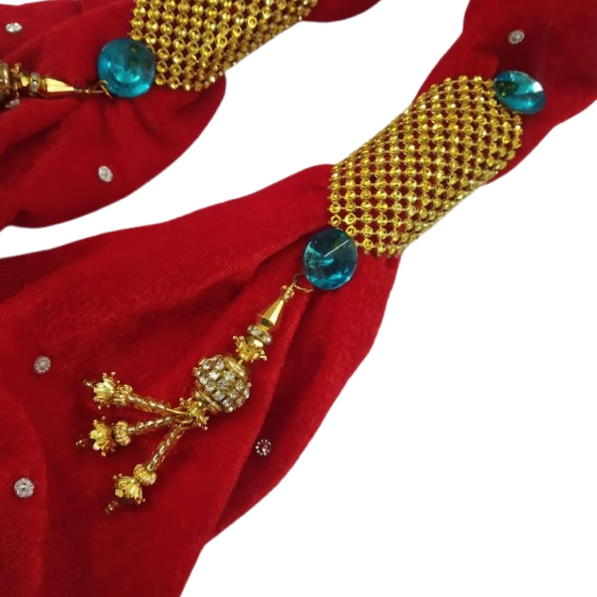 Jainkart Ganeshji Uparna/Gauri Ganpati Shela/Laxmi Decoration Accessories, Shringar, Dupatta/Chunari/Patka/Shawl/Dress/Poshak/De