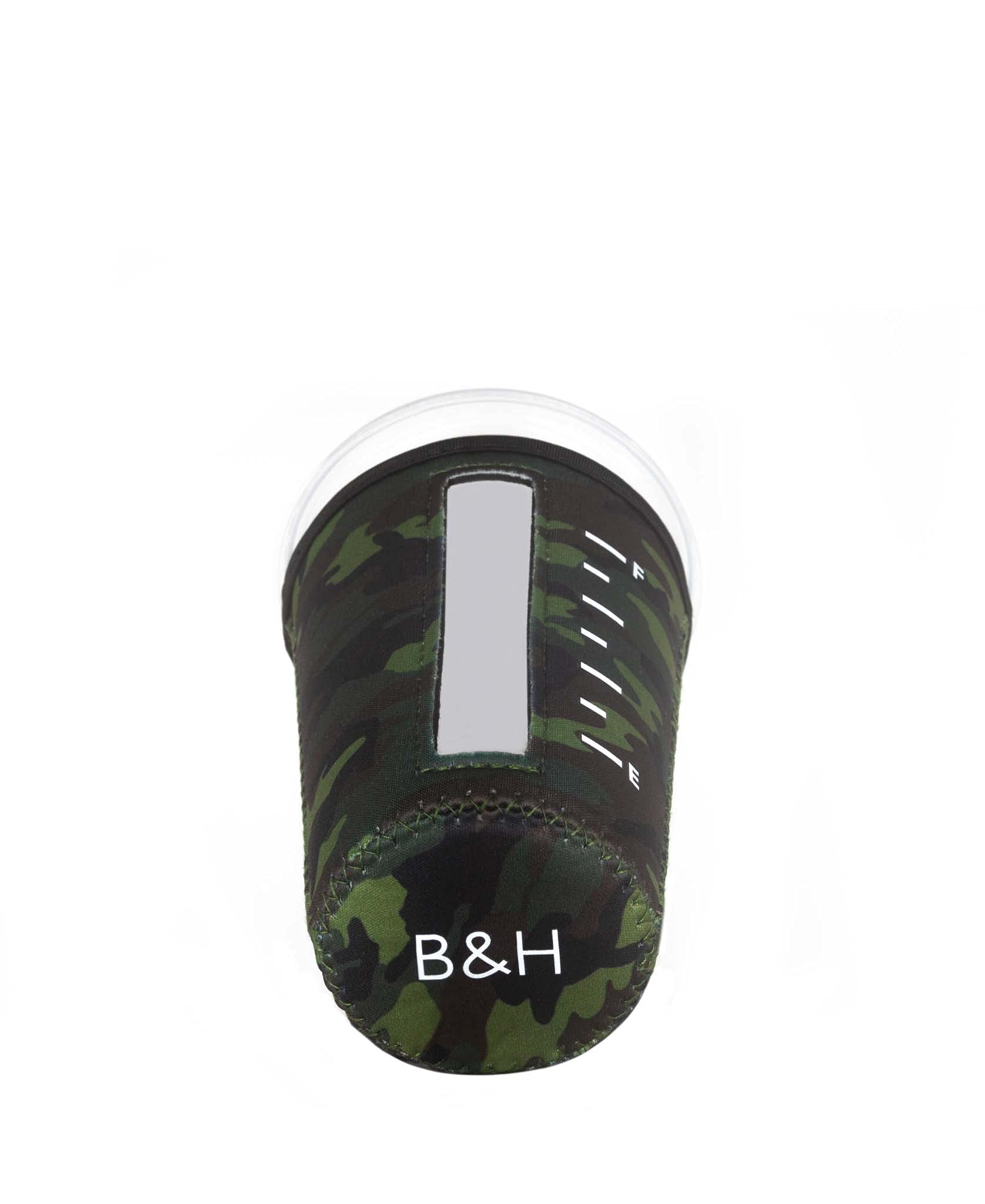 Reusable Insulator Neoprene Cup Sleeve For Iced Beverages And Coffee (Camo, Medium)