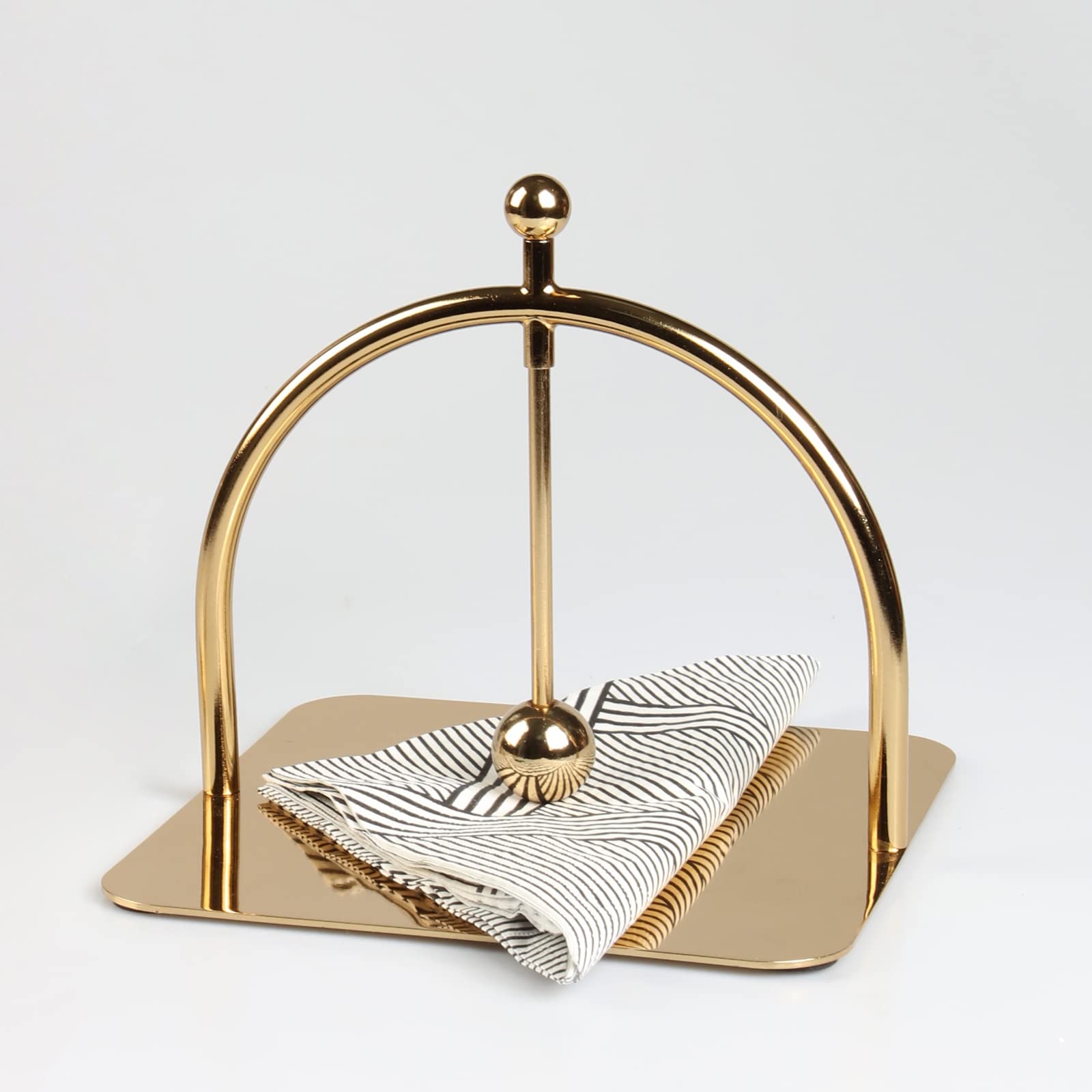 Lesermoorer Alloy Napkin Holder,Modern Fashion Style Luxury Napkin Holder For Tables, Dining, Picnic Table, Home Decor, Modern,