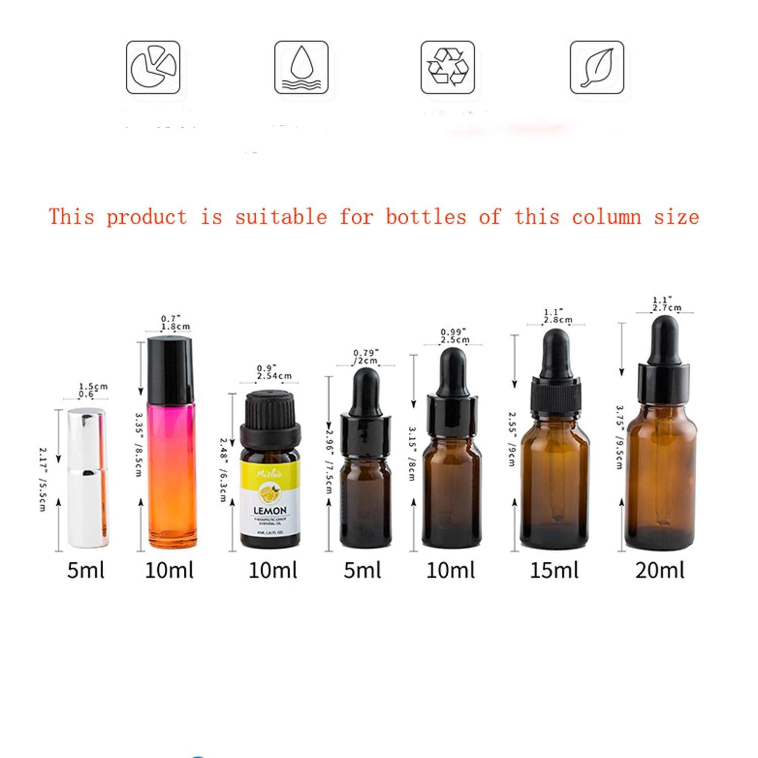 Qicfrk 8 Pcs Essential Oil Organizer, Aluminum Black, Expandable, Holds 40 Oil Bottles