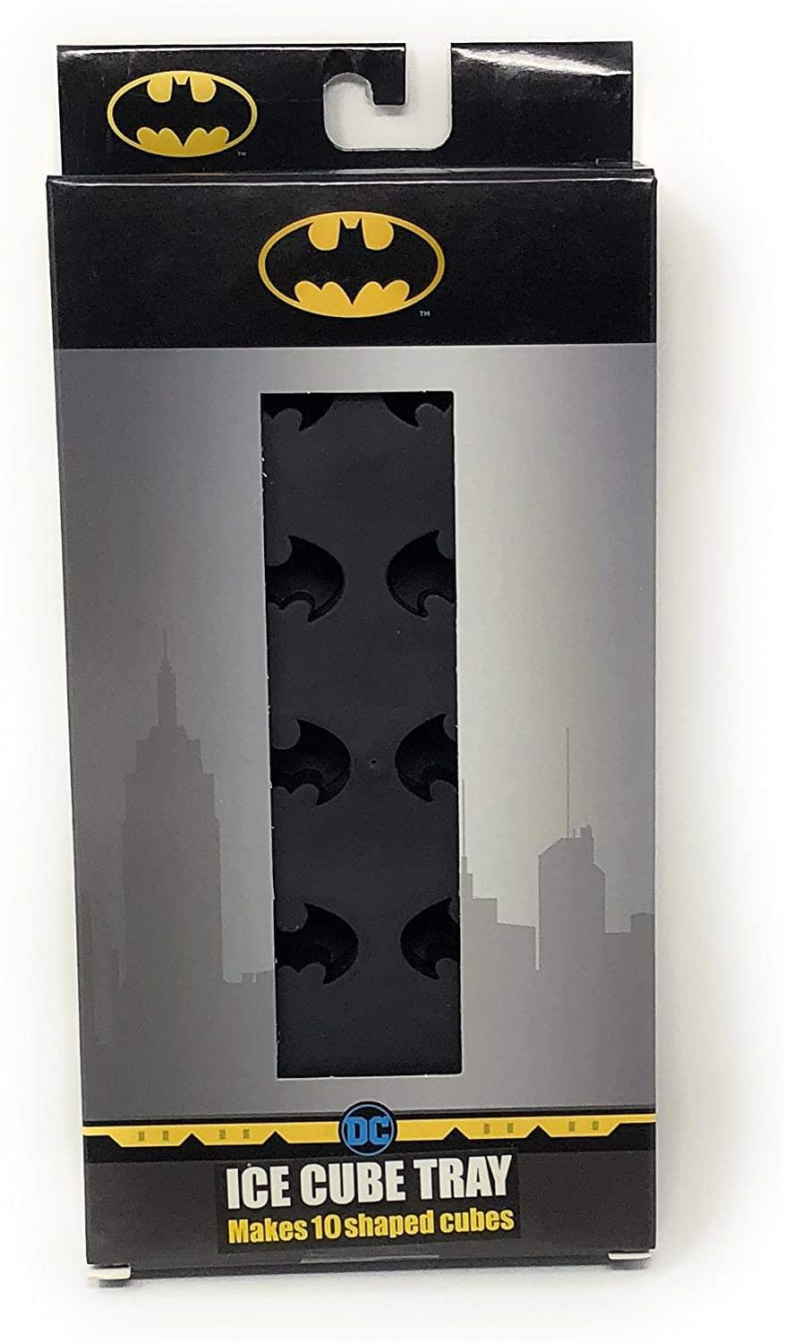 Dc Comics Batman Logo Silicone Ice Cube Tray | Makes 10 Molded Cubes