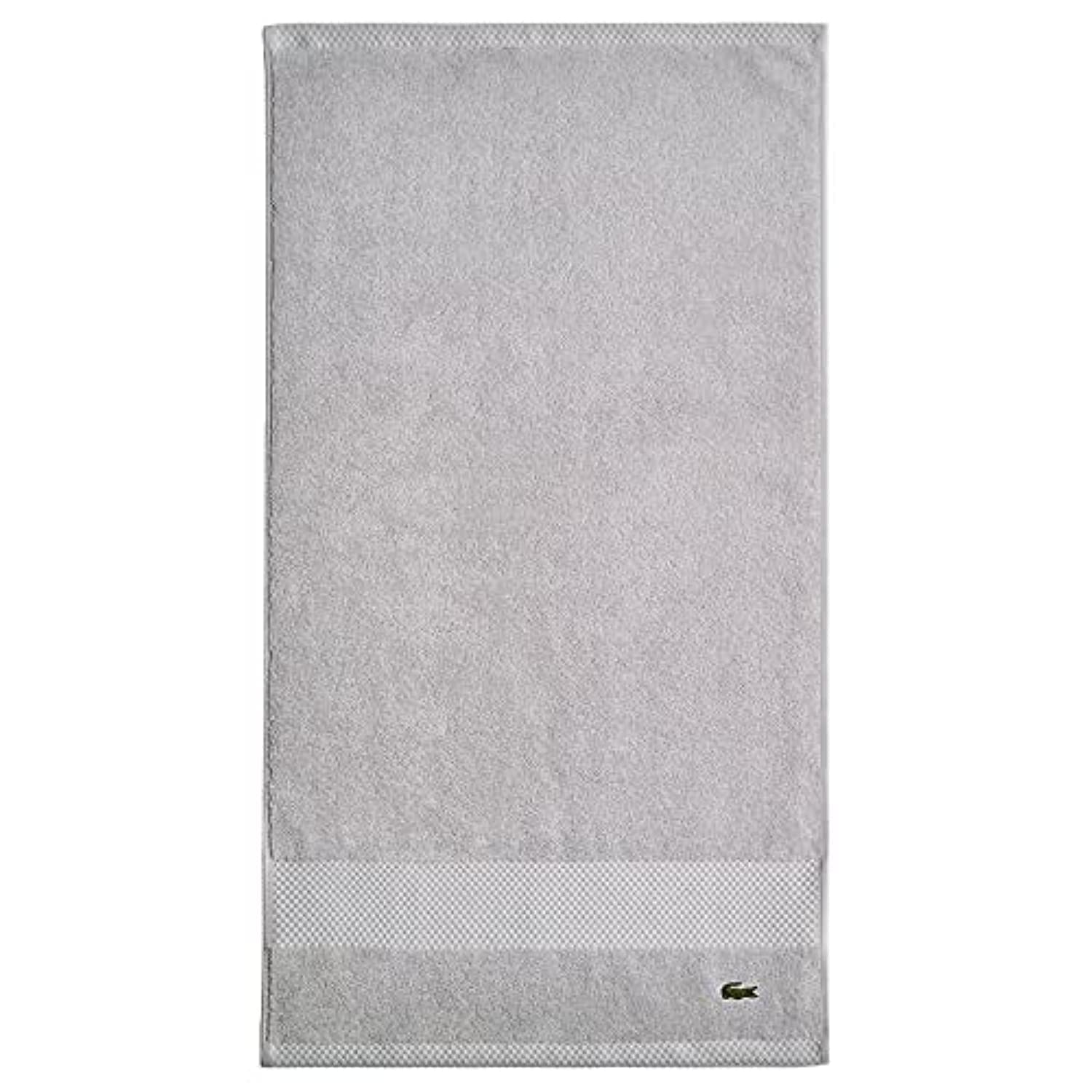 Lacoste Heritage Supima Cotton Hand Towel, Microchip, 16'' X 30''