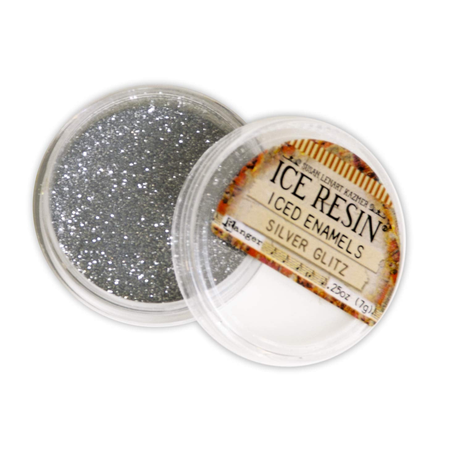 Ice Resin  Iced Enamels, Glitz Silver