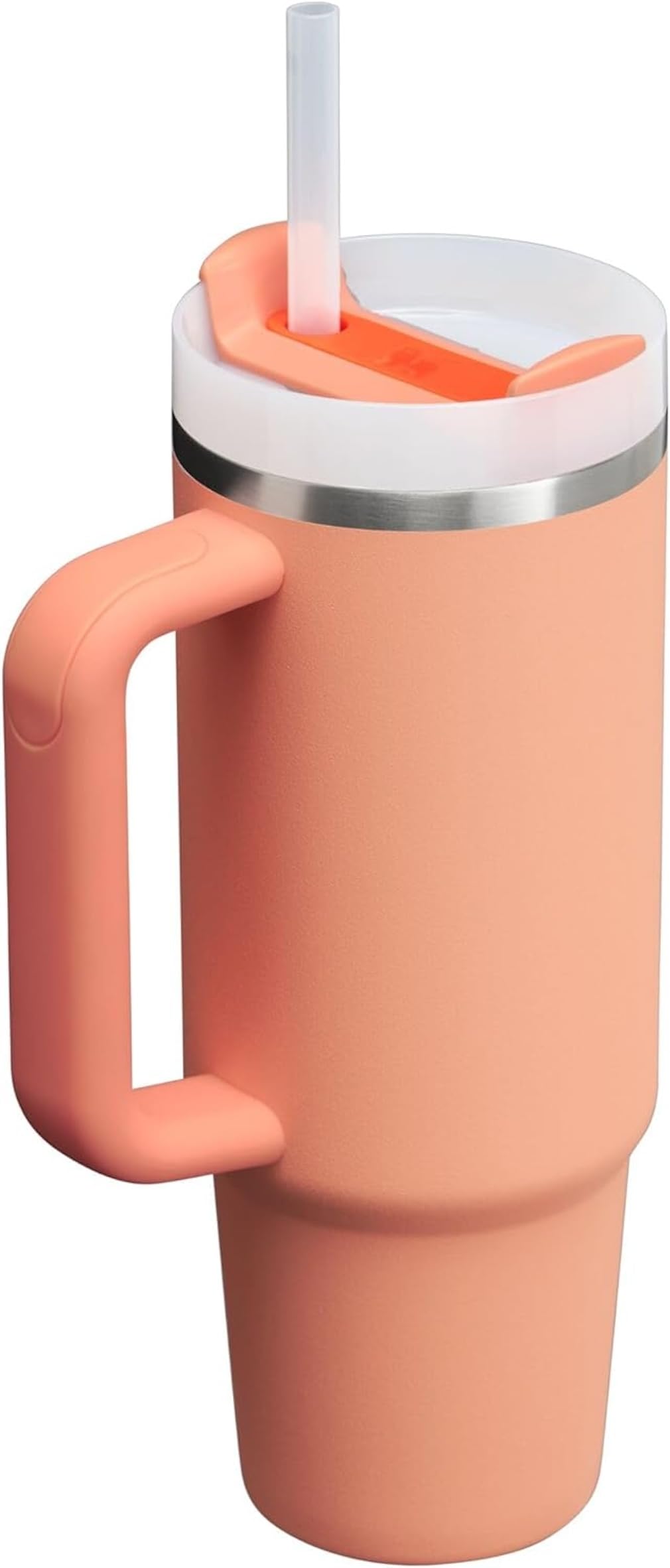 Stanley Nectarine Quencher H2.0 Flowstate Stainless Steel Vacuum Insulated Tumbler With Lid And Straw For Water, Iced Tea Or Cof