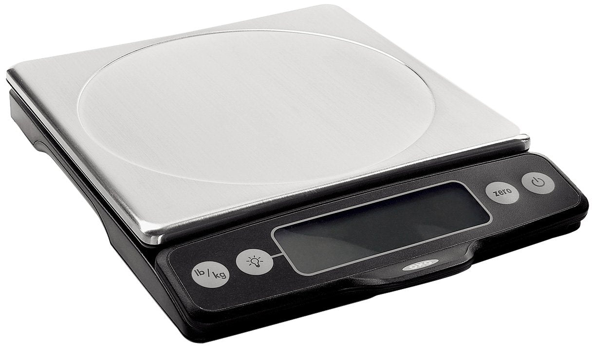 Oxo Good Grips 11 Pound Food Scale With Pull-Out Display, Stainless Steel